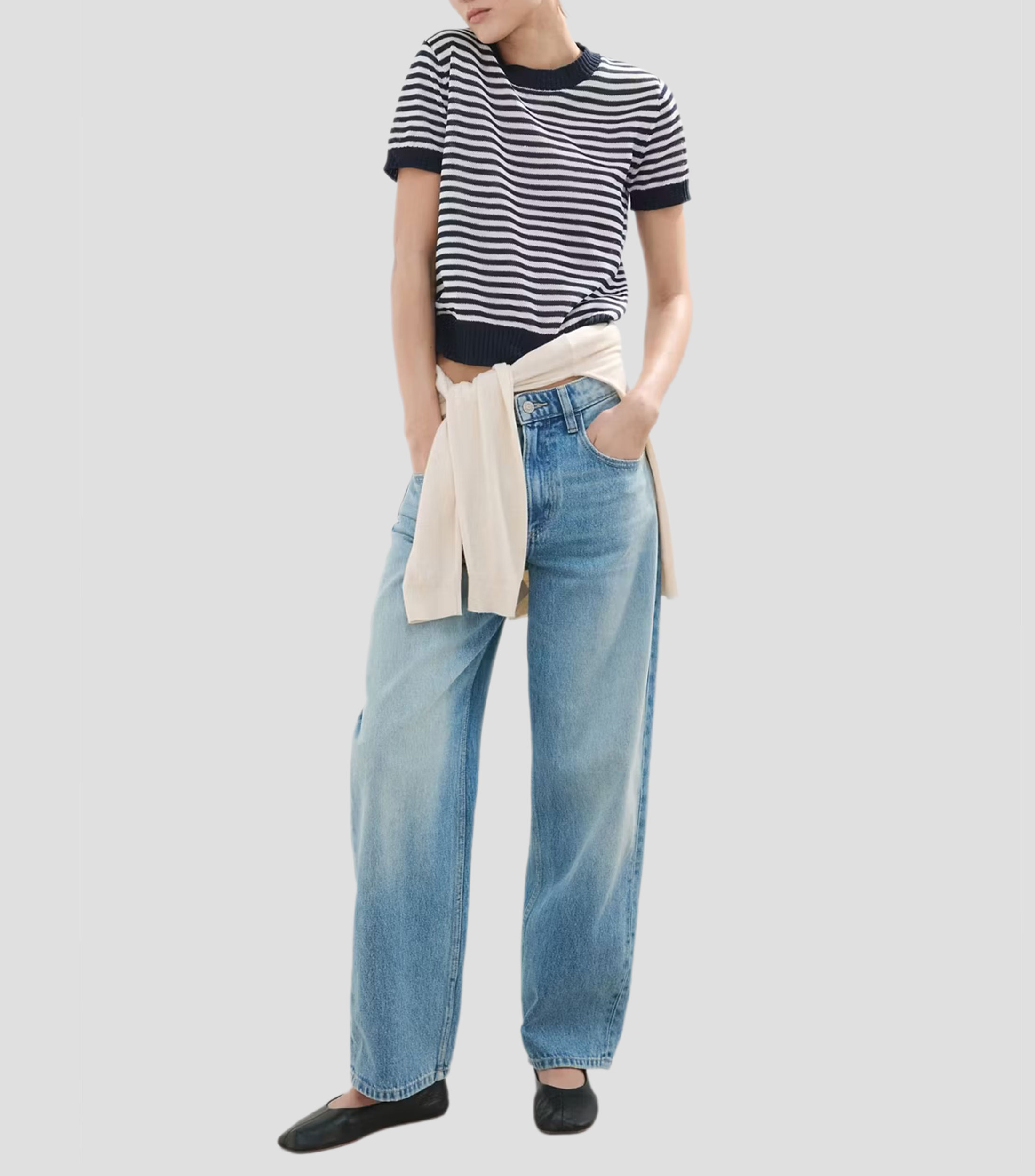 Suéter cuello redondo Mujer