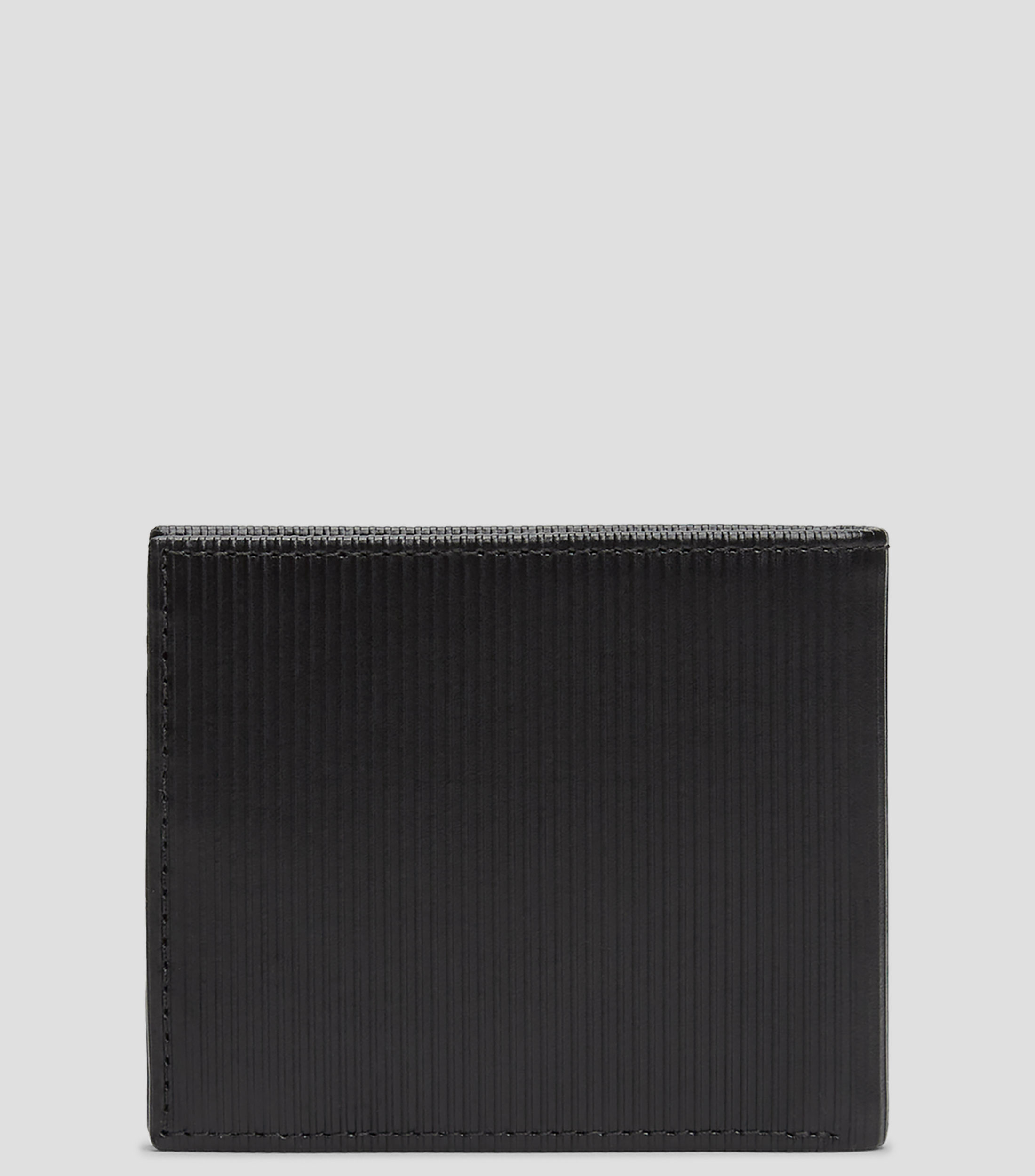 Cartera bifold en piel lisa Hombre