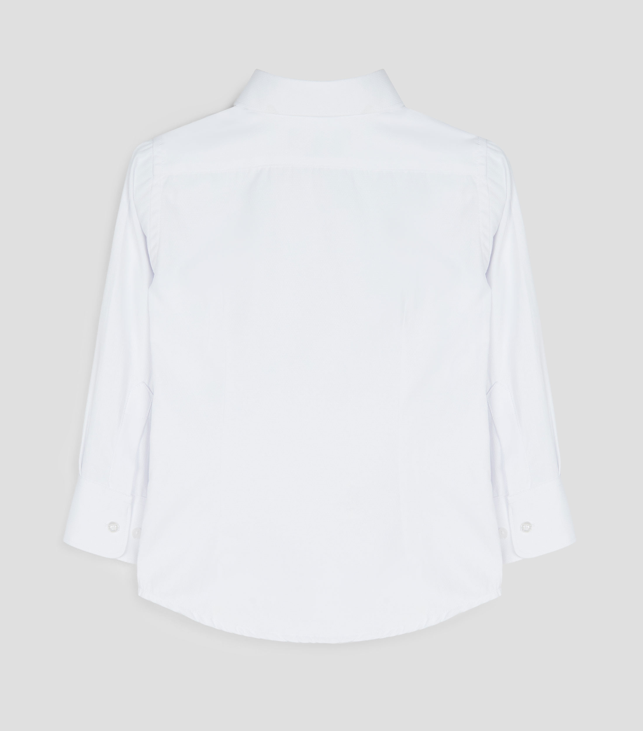 Camisa de vestir lisa con manga larga Niño