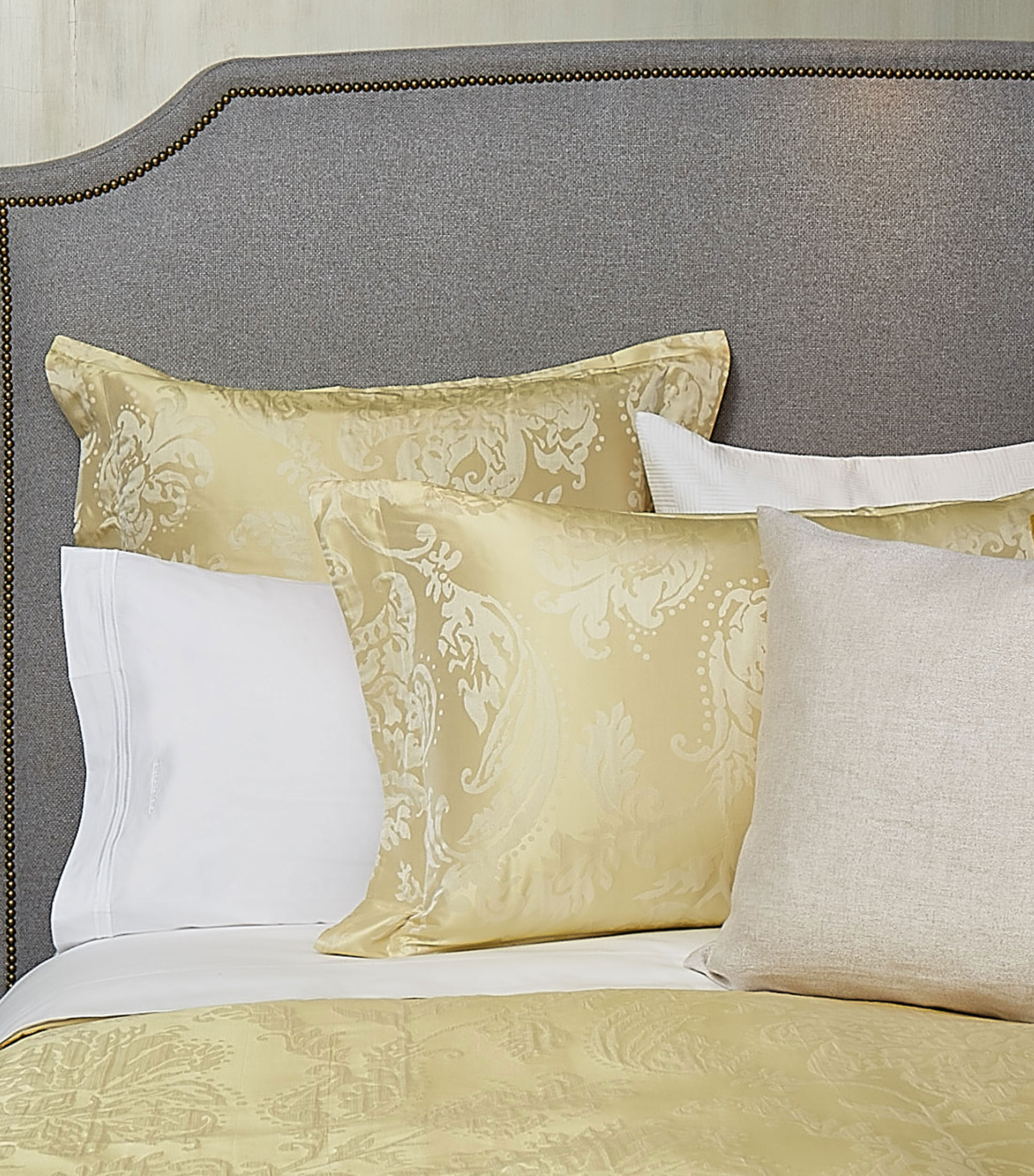 Juego de fundas para almohada King Size en algodon Hotel Bourdon blanco