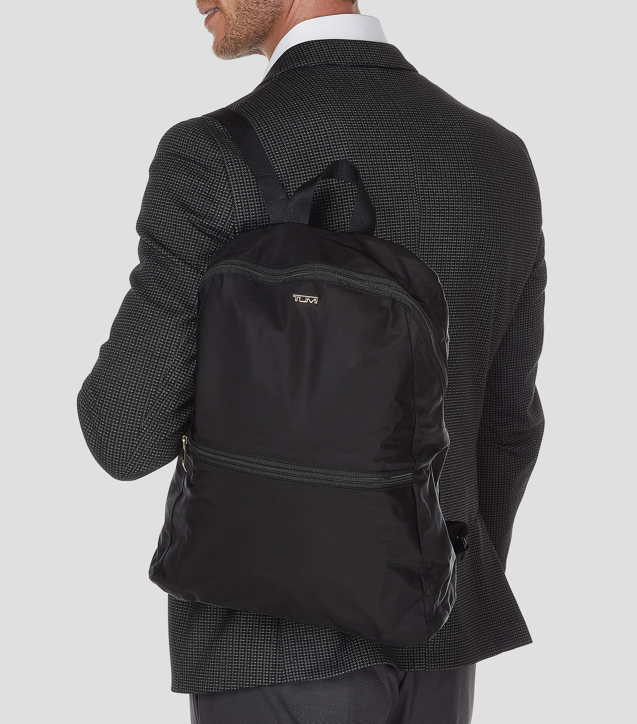 Mochila negra Voyageur lisa Unisex