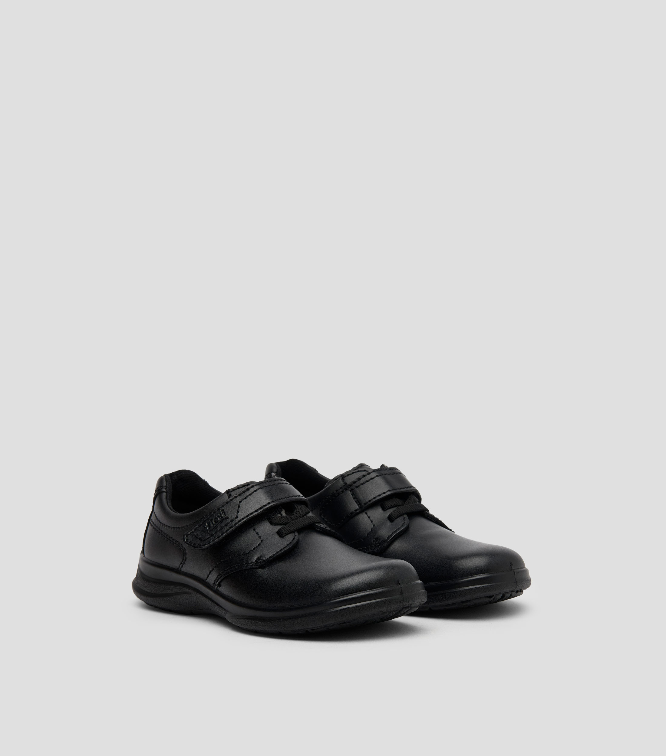 Zapatos escolares tipo derby en piel Niño