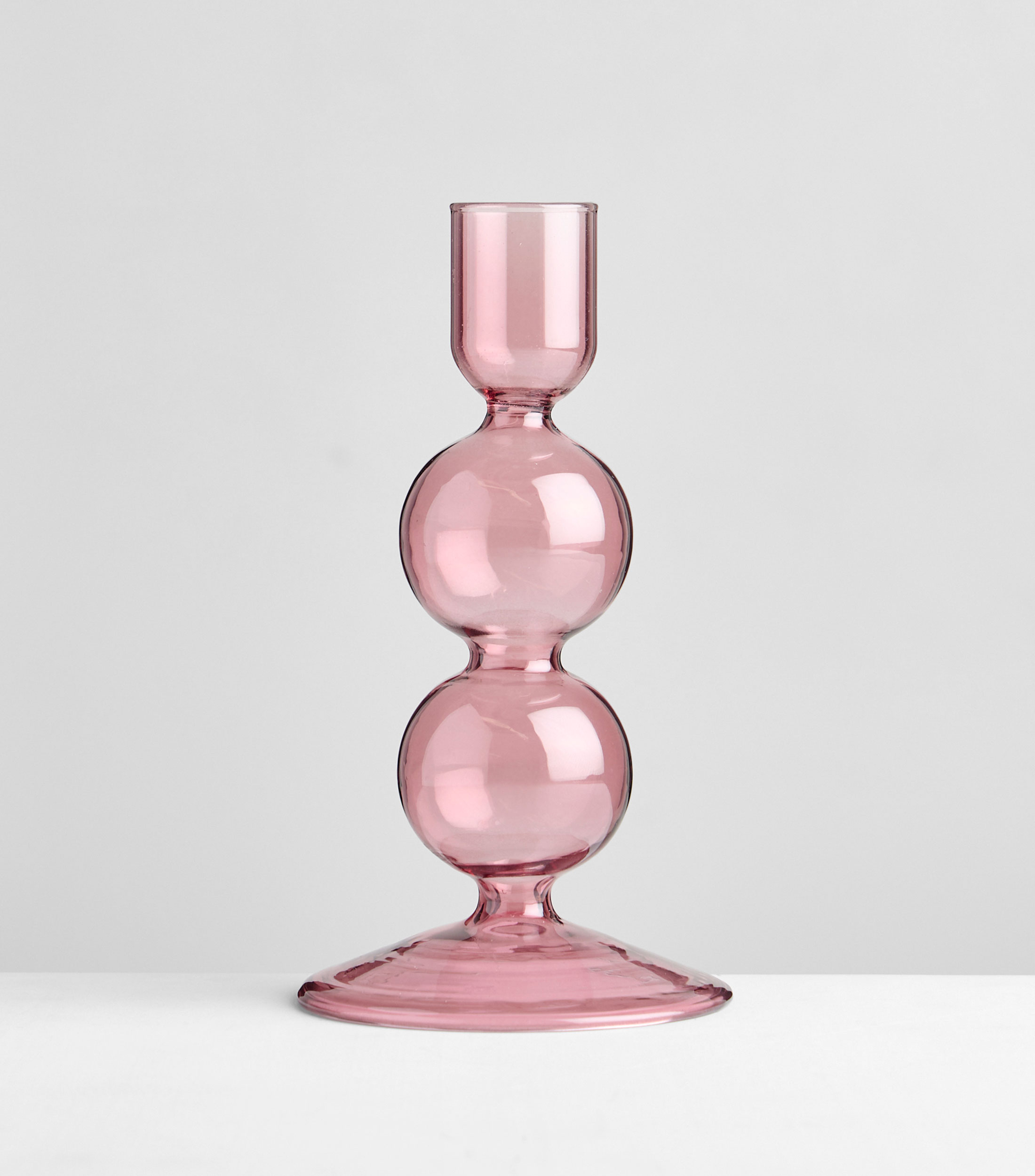 Candelero Like Home en cristal