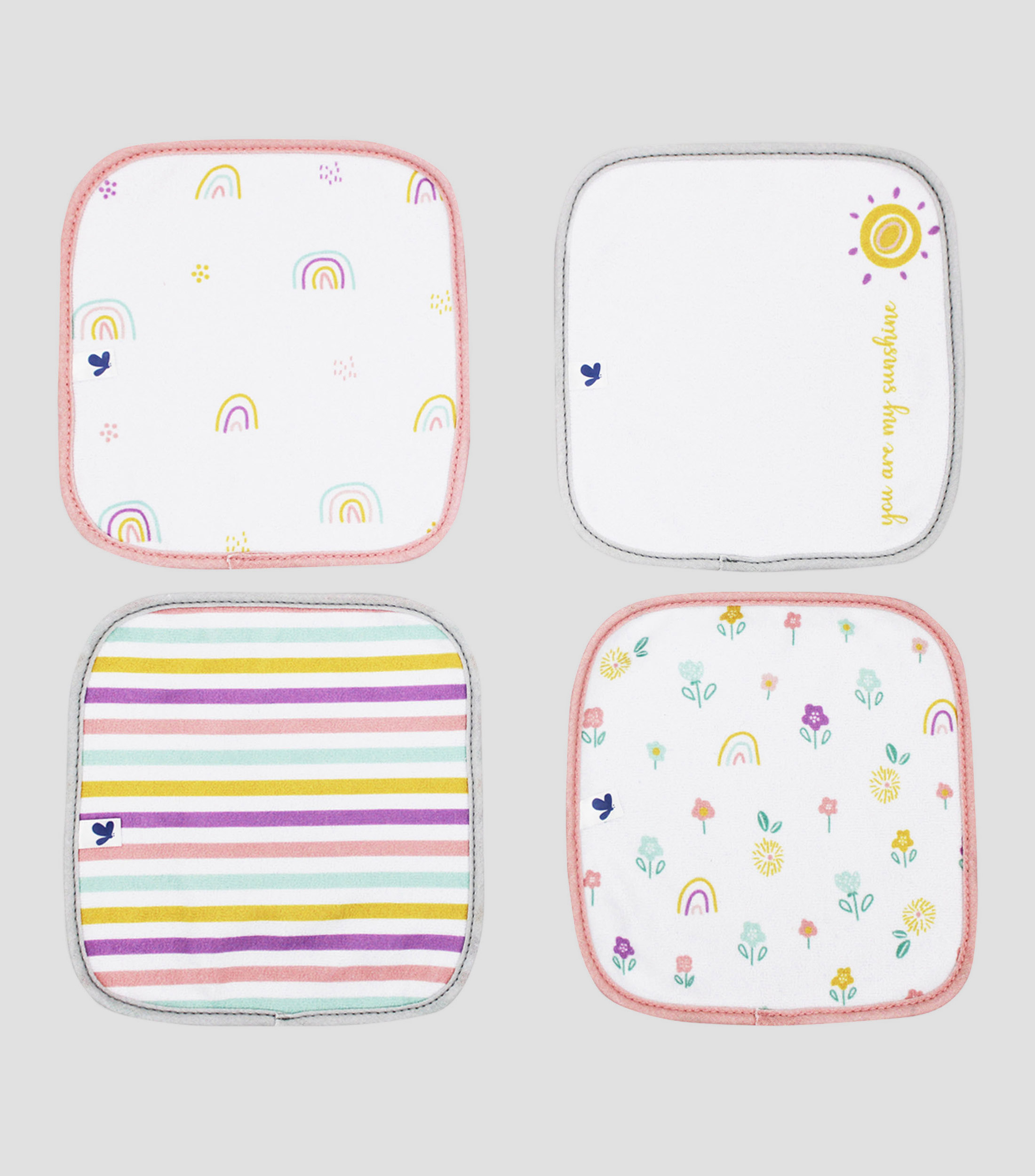 Set de 4 toallitas faciales Bebe