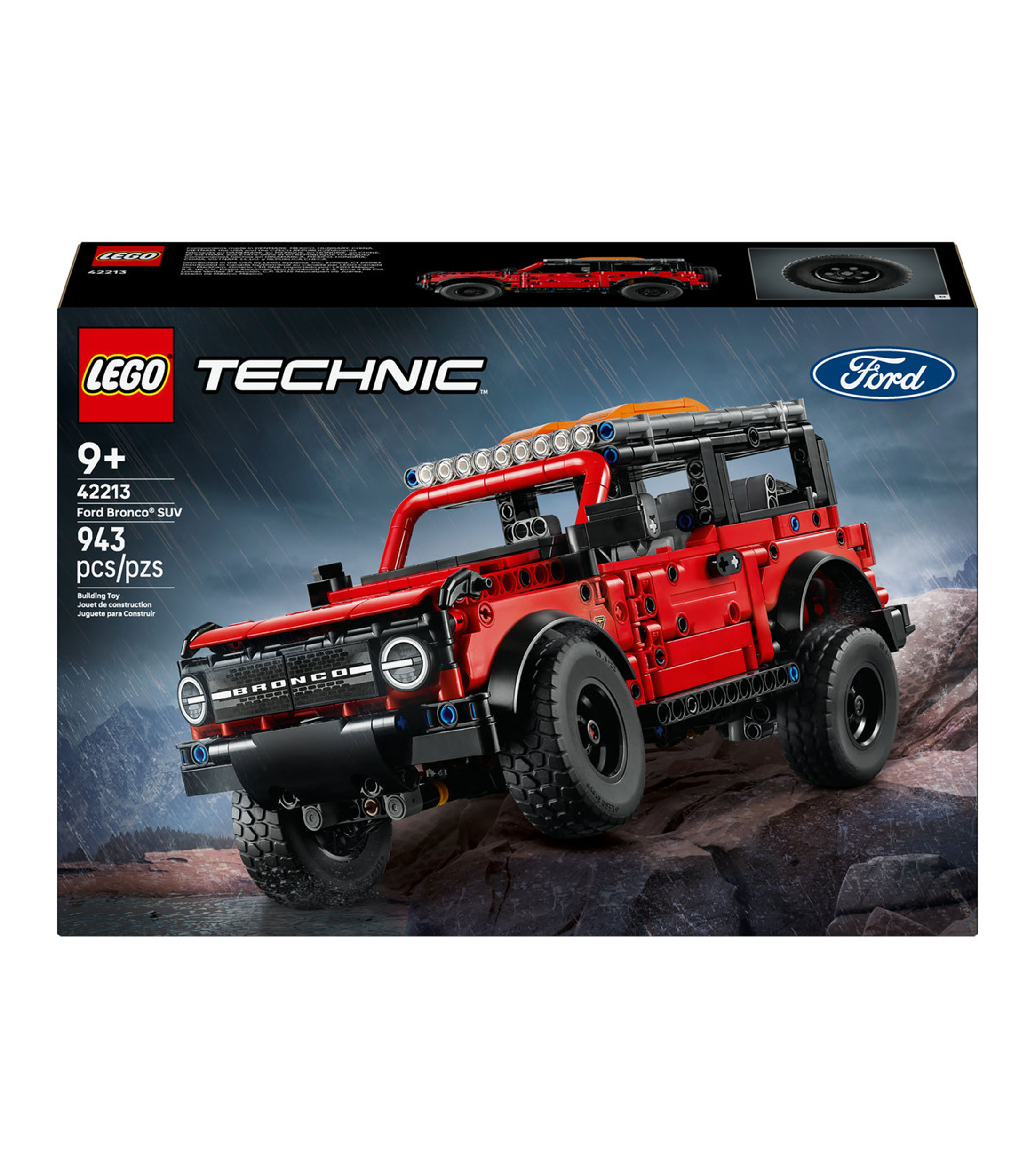 Lego Technic Camioneta Ford Bronco Modelo de Auto 42213