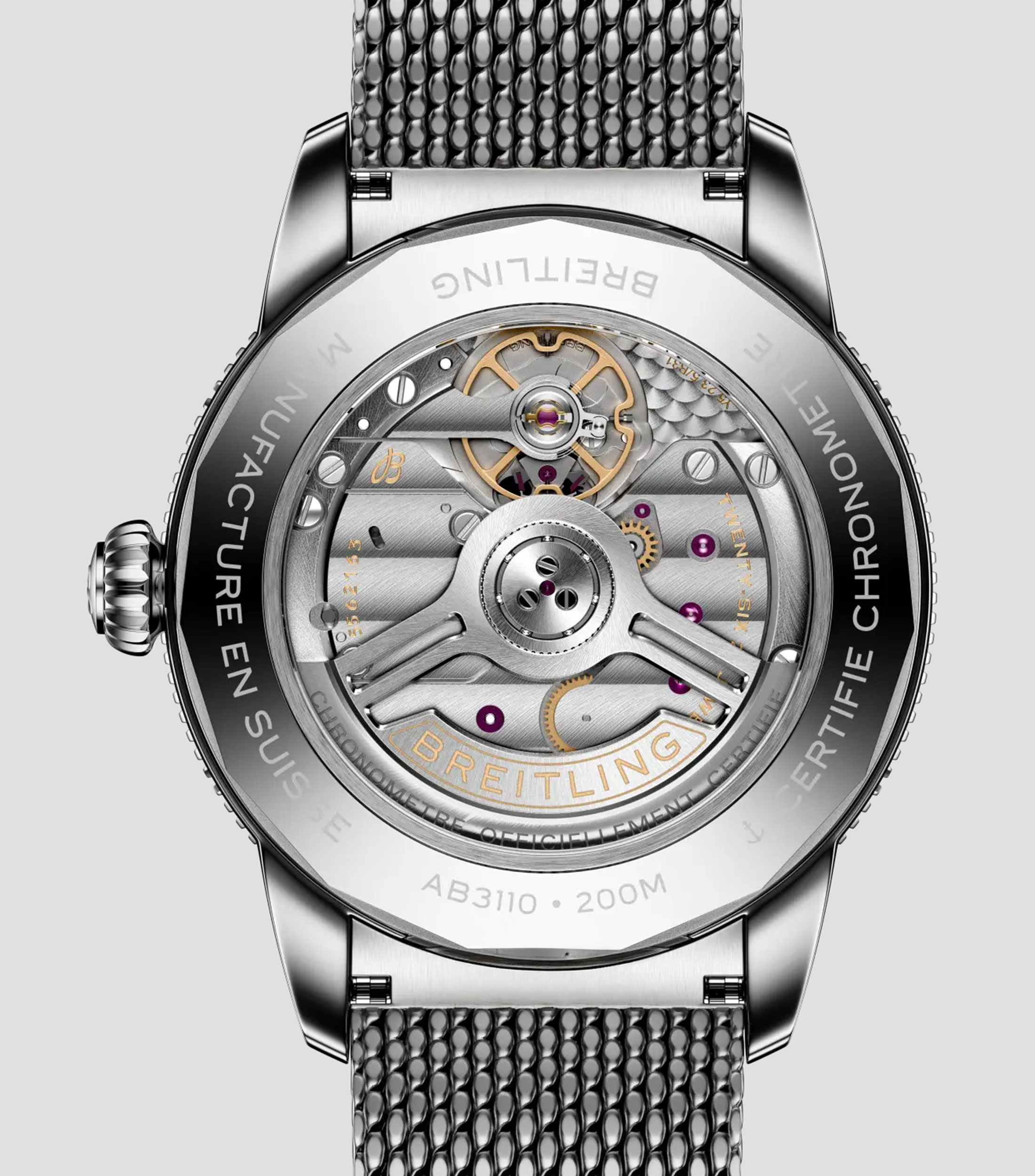 Reloj Unisex Superocean Heritage B31 Automatic 40 casual plateado