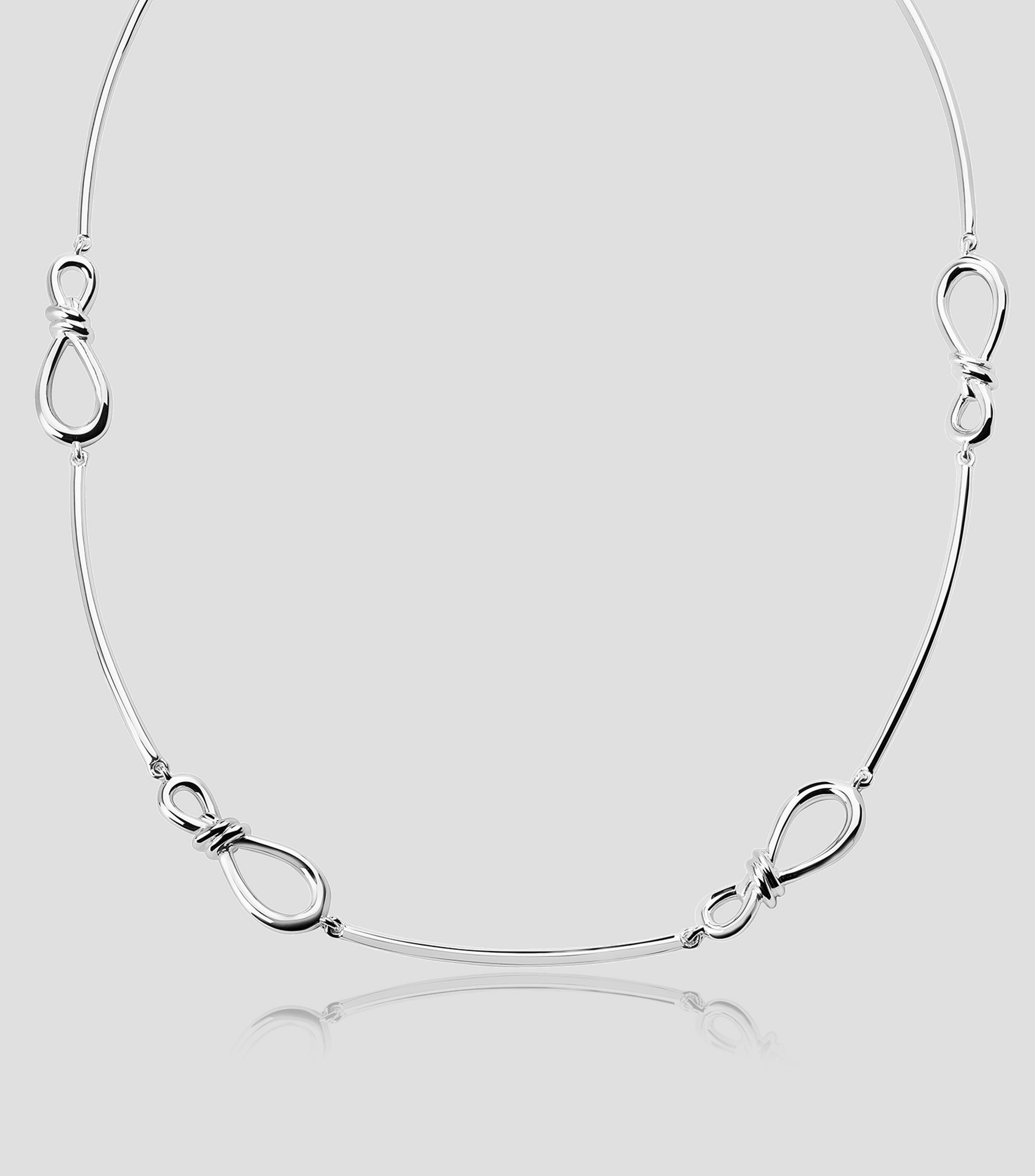 Gargantilla en Plata Lazada Mujer