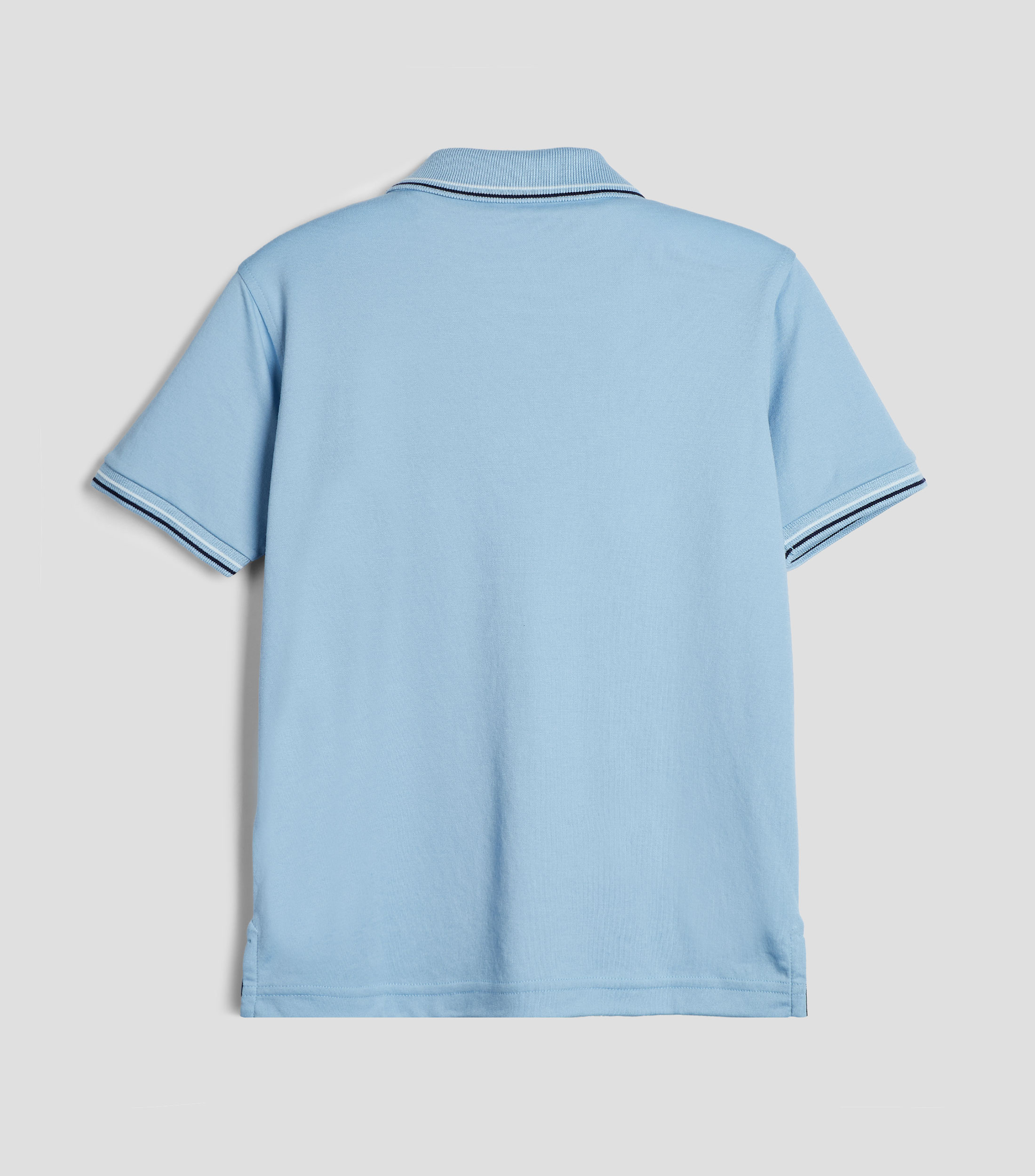 Playera tipo polo manga corta lisa Niño