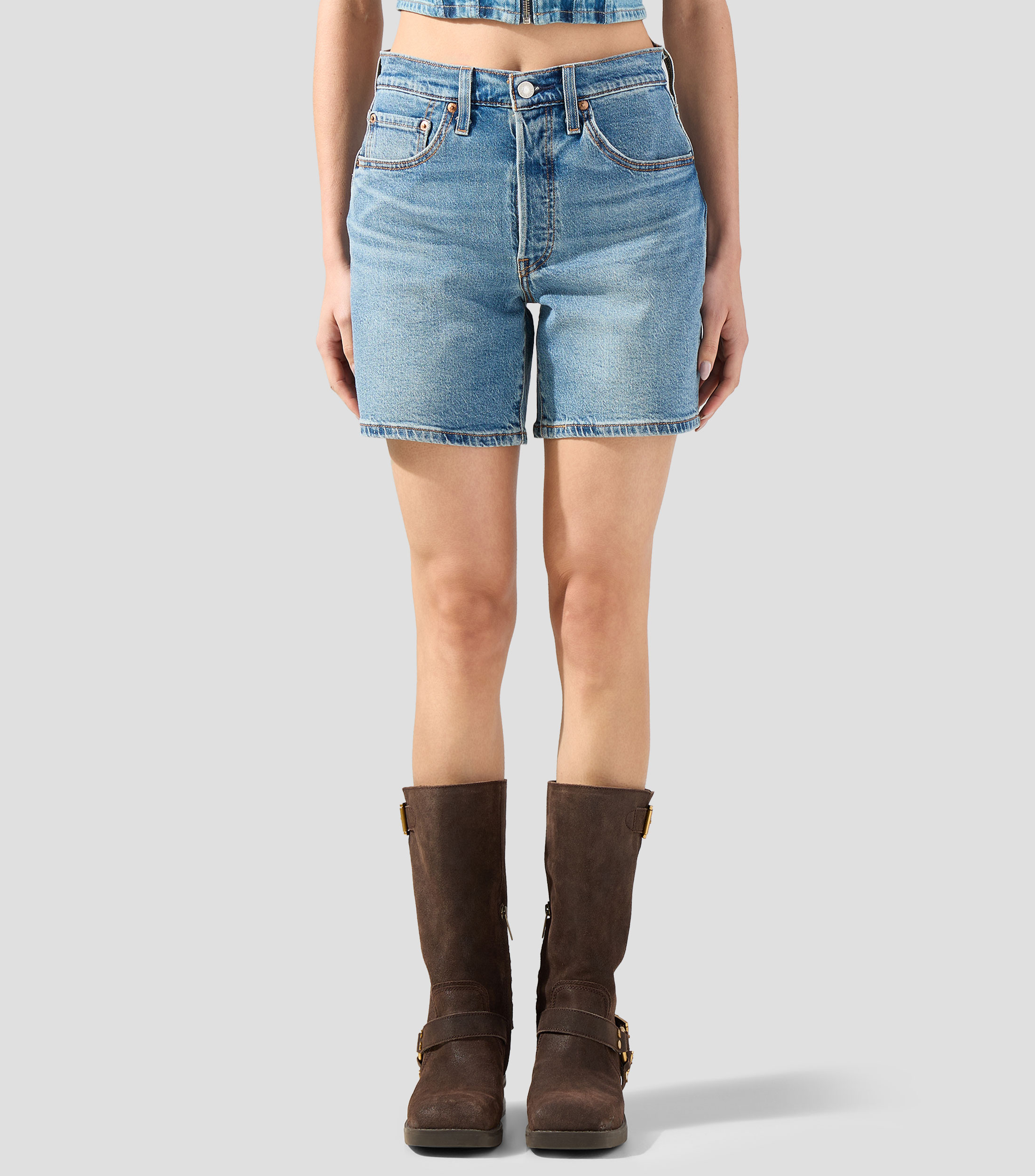 Short de mezclilla 501 liso Mujer