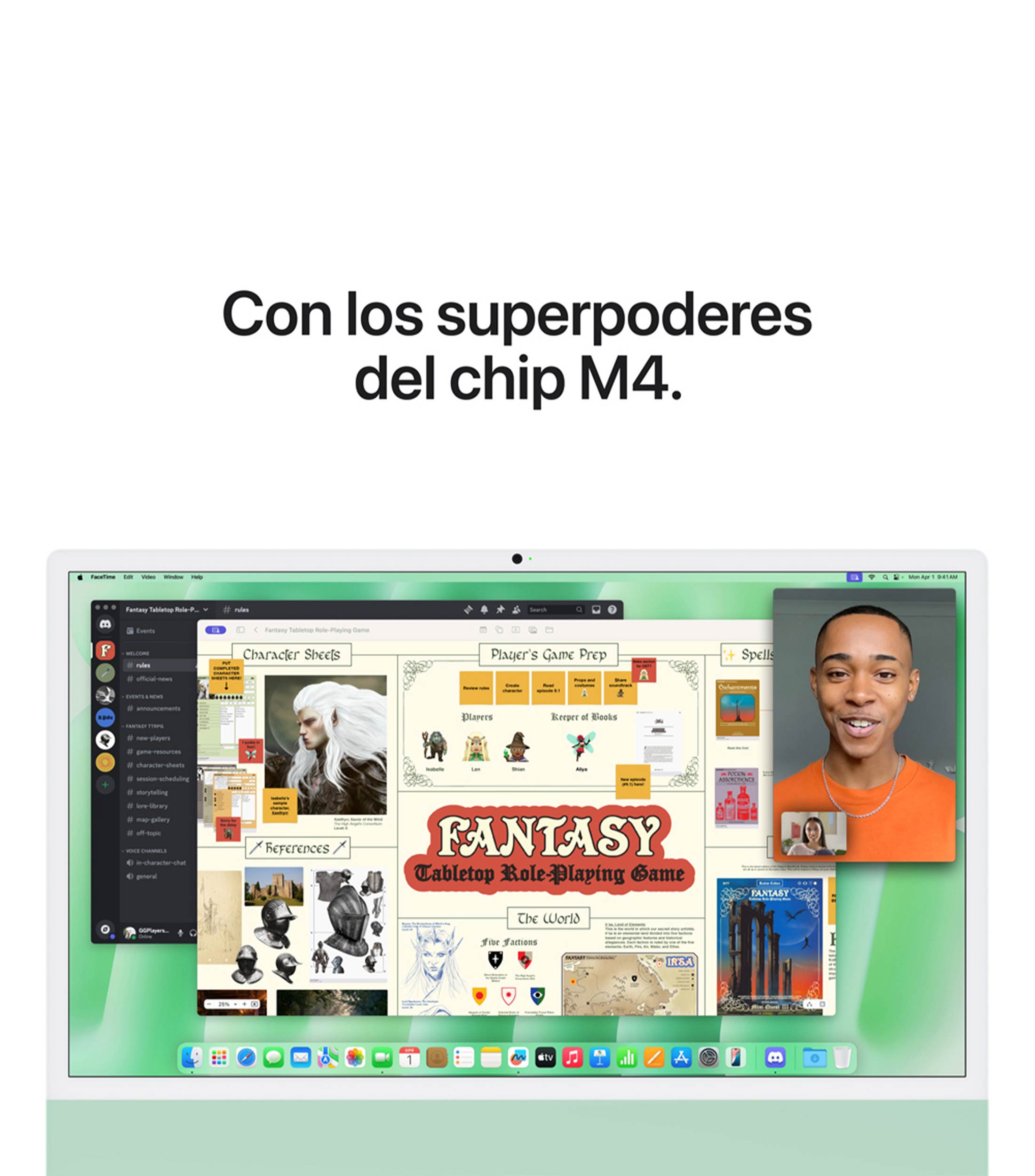 iMac 24 Chip M4, 16 GB RAM, 512 GB SSD verde