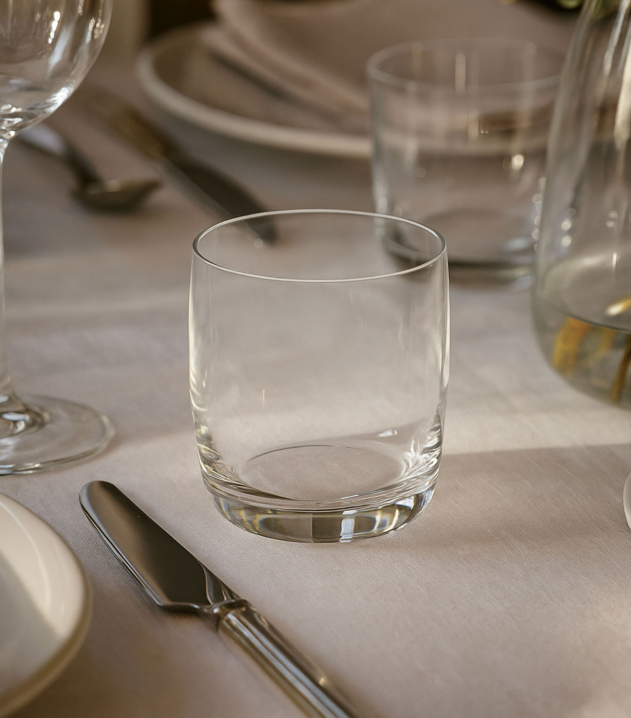 Vaso Curvo para Whisky Iris en vidrio, 320 ml