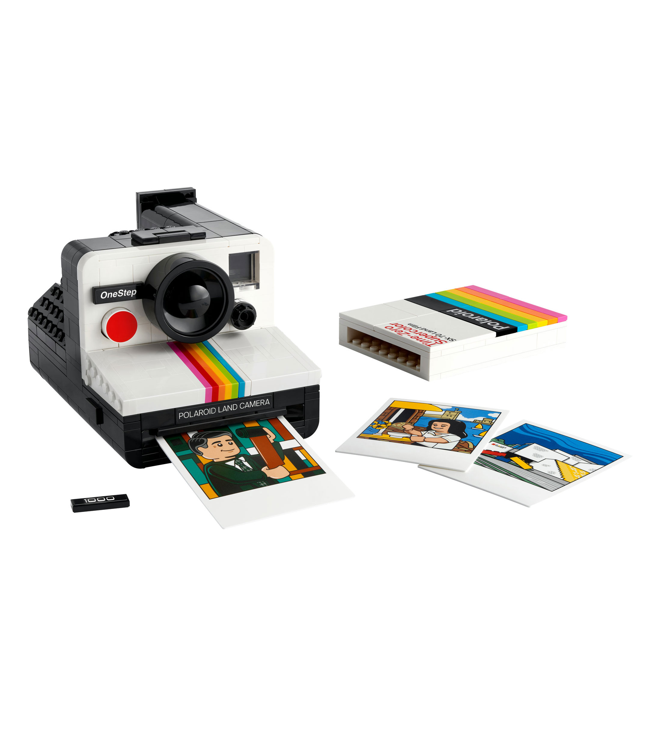 Lego Ideas Cámara Polaroid OneStep SX-70 de colección 21345