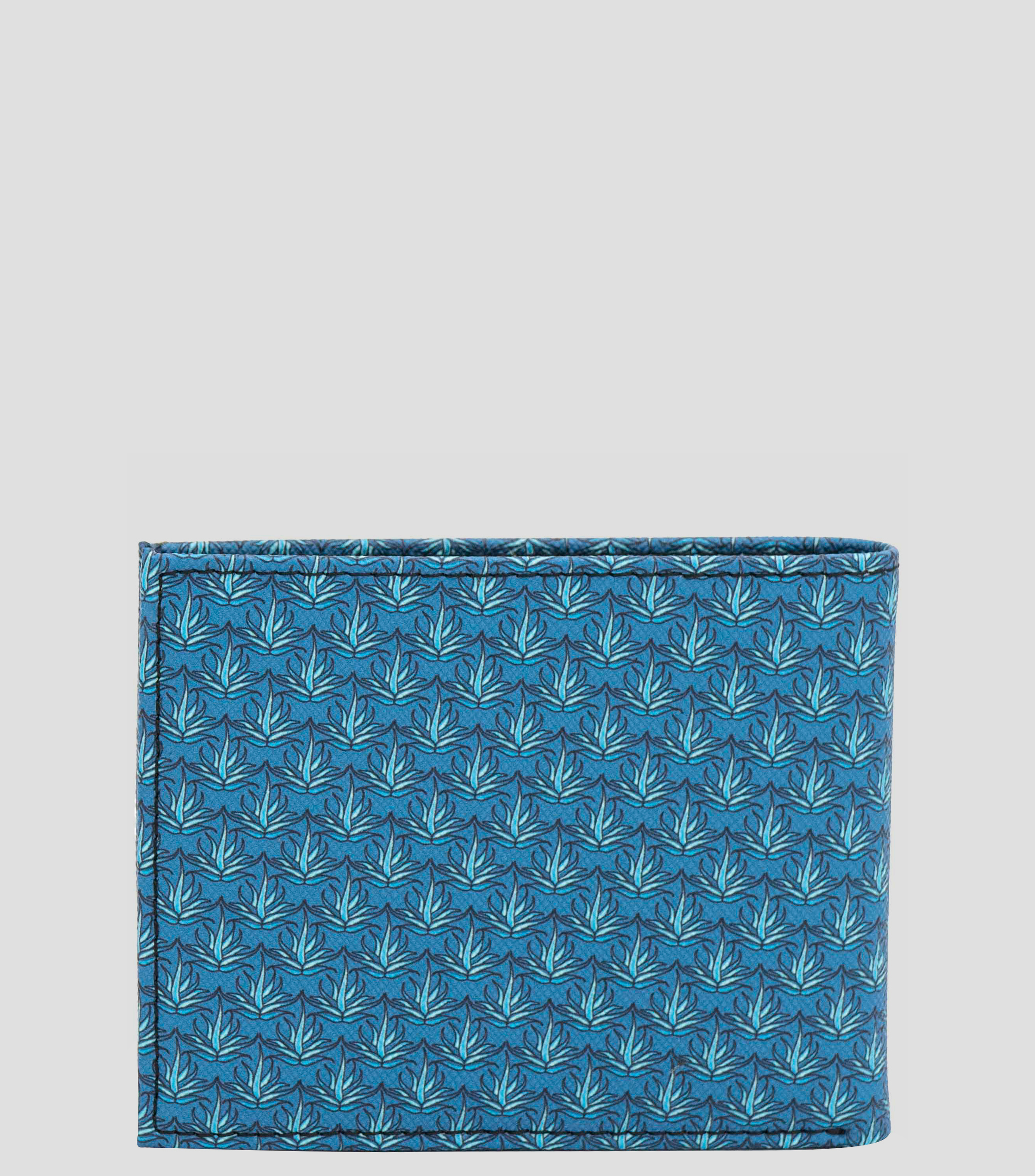 Cartera bifold granulada Hombre
