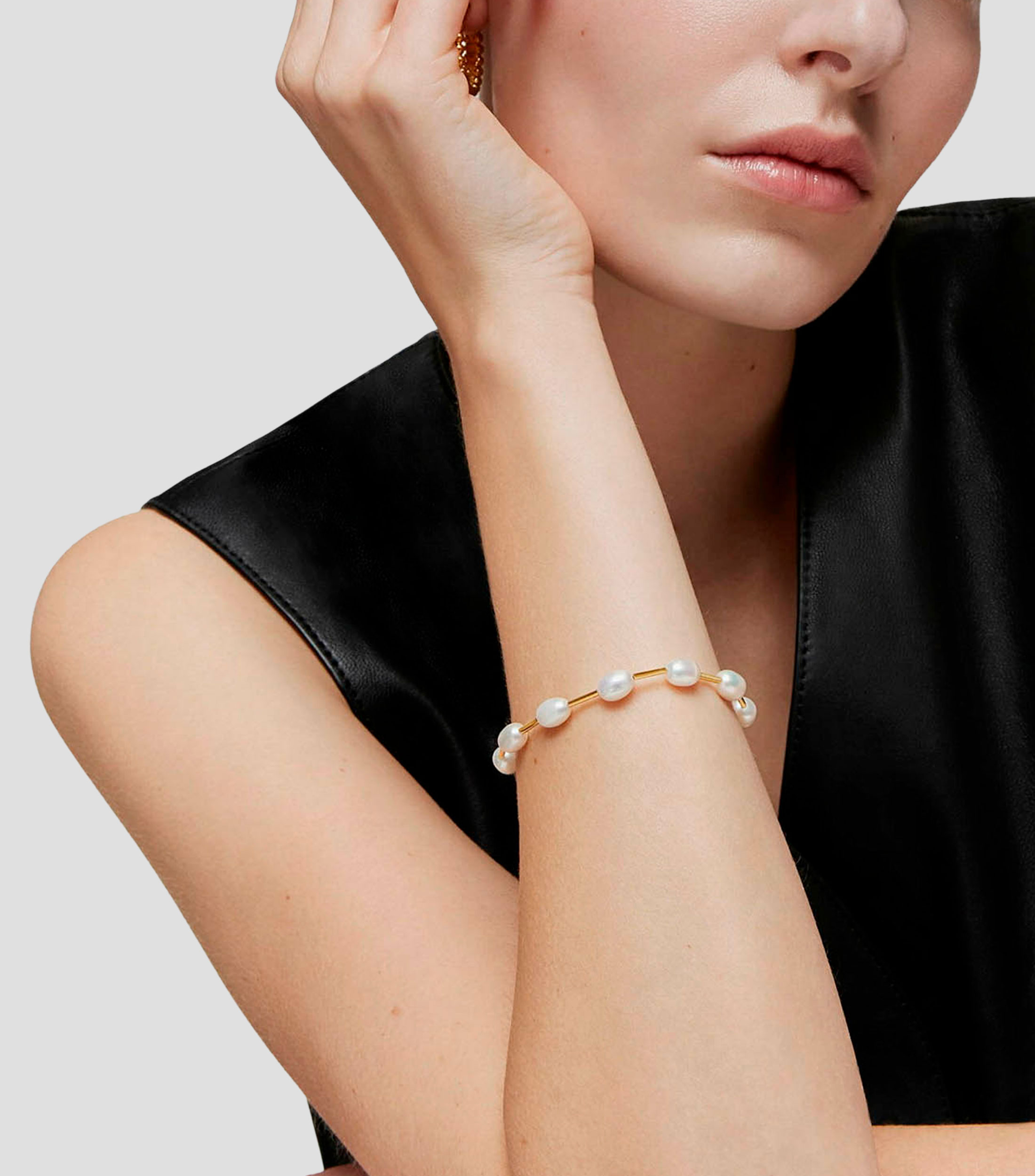 Pulsera Gloss con perlas Mujer