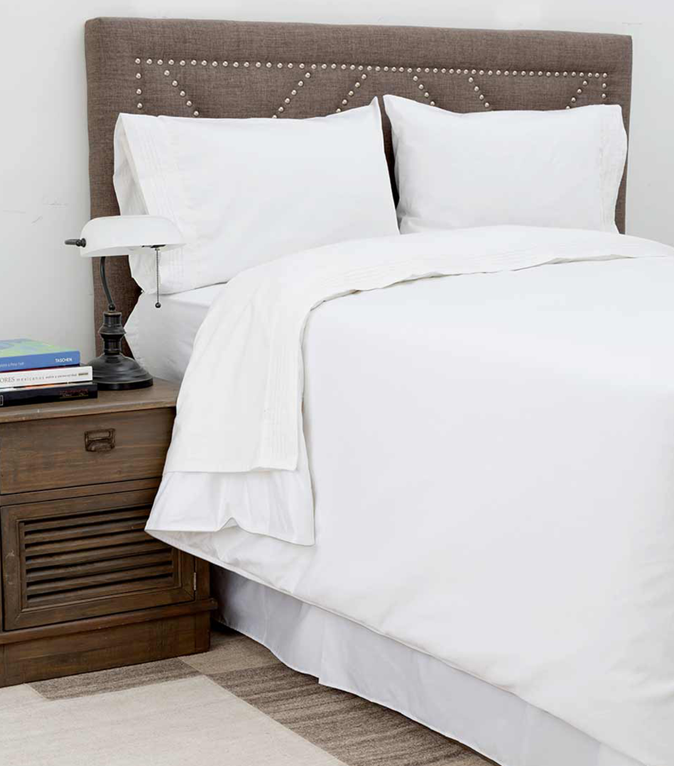 Funda para Duvet King Size Sateen Blanco
