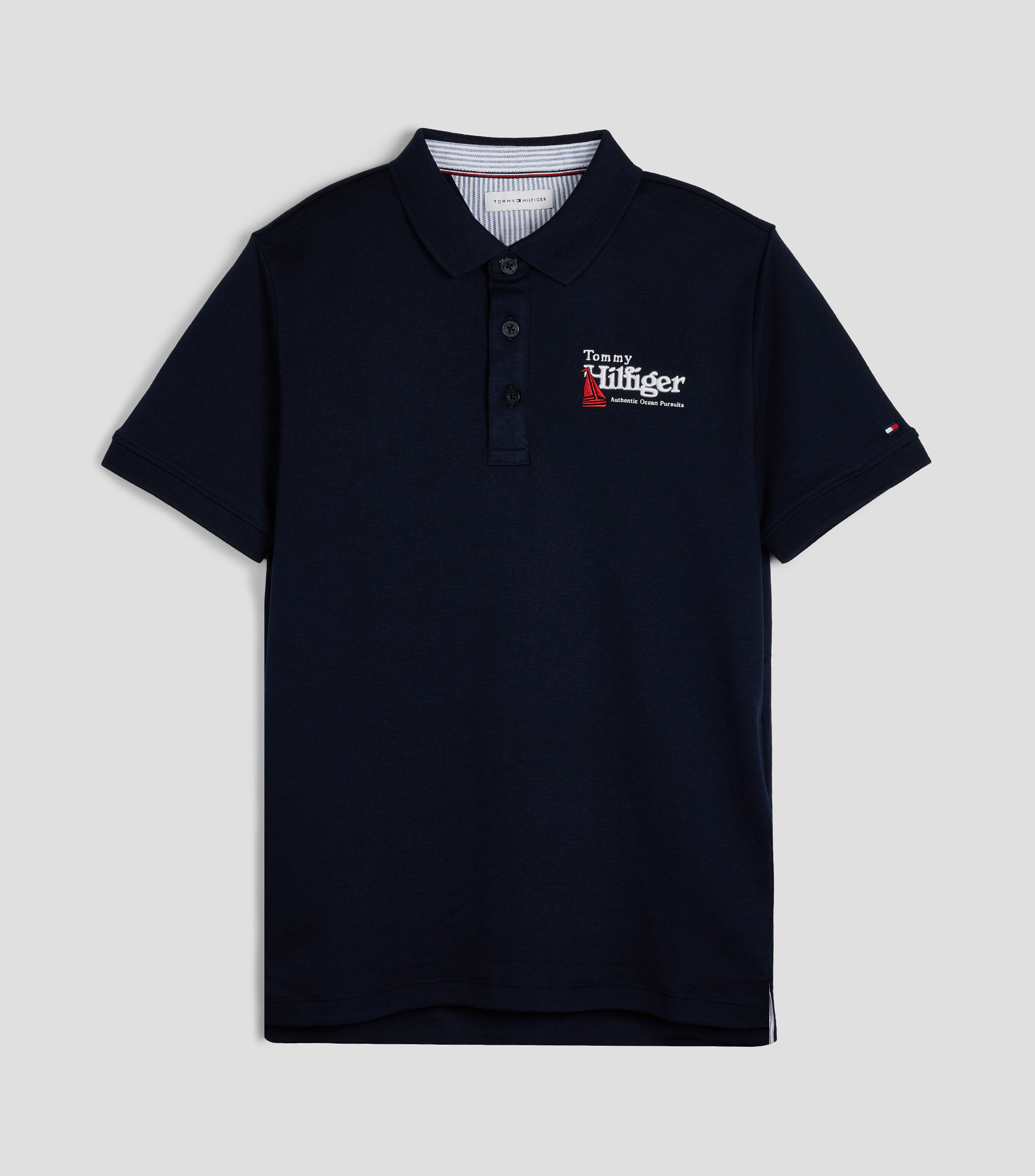 Playera tipo Polo manga corta liso Niño