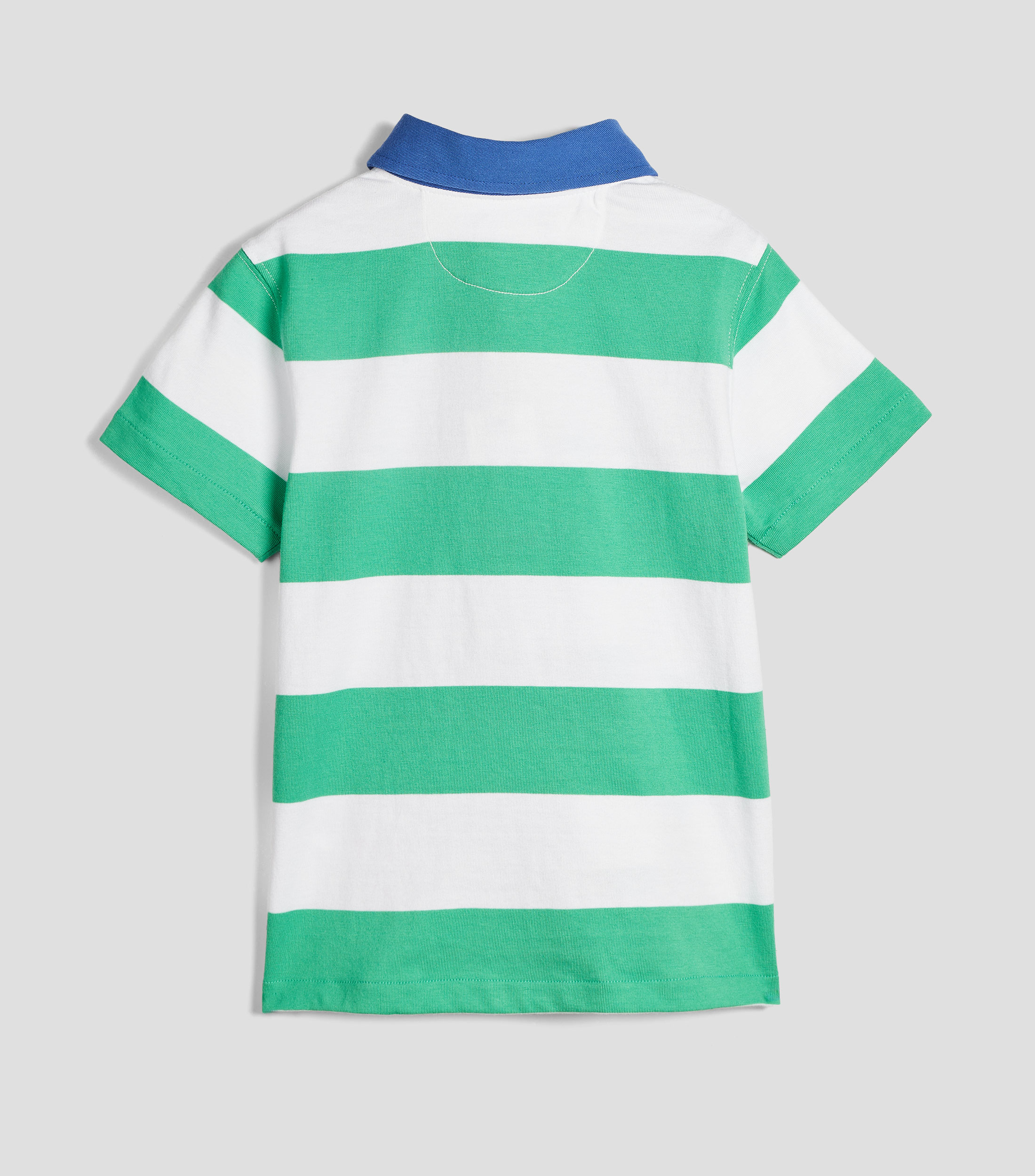 Playera polo manga corta rayas Bebé