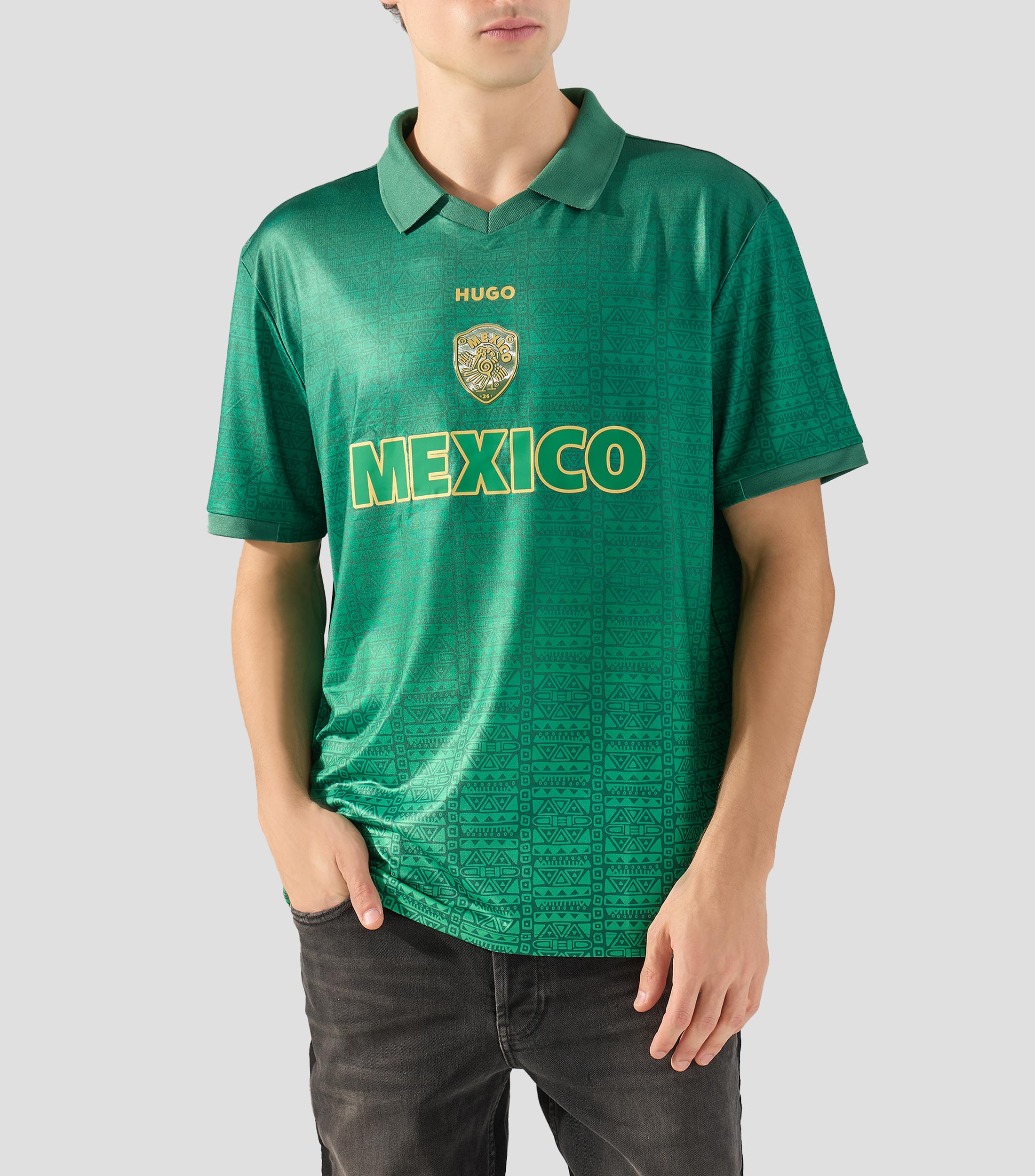 Playera relaxed de fútbol con detalles de países Hombre