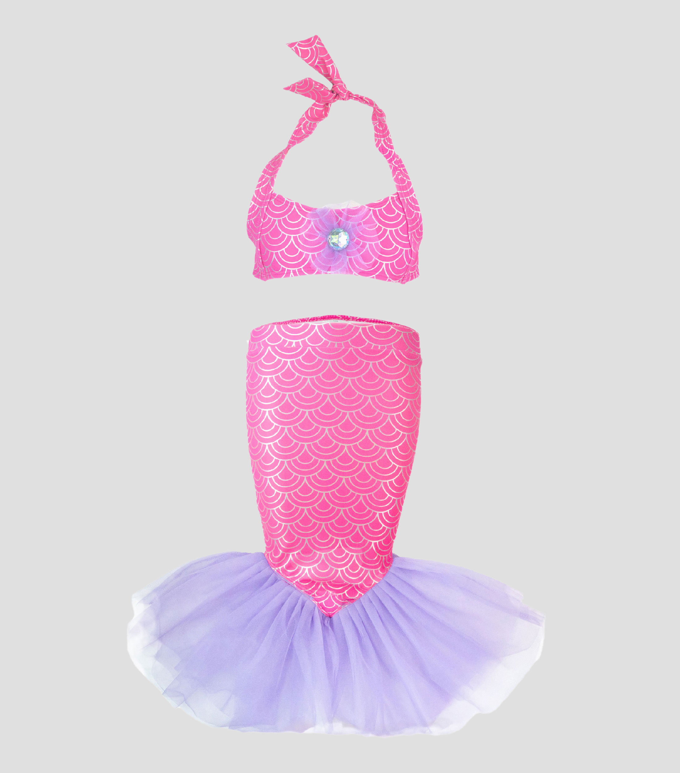 Traje de baño 2 piezas Sirena Niña