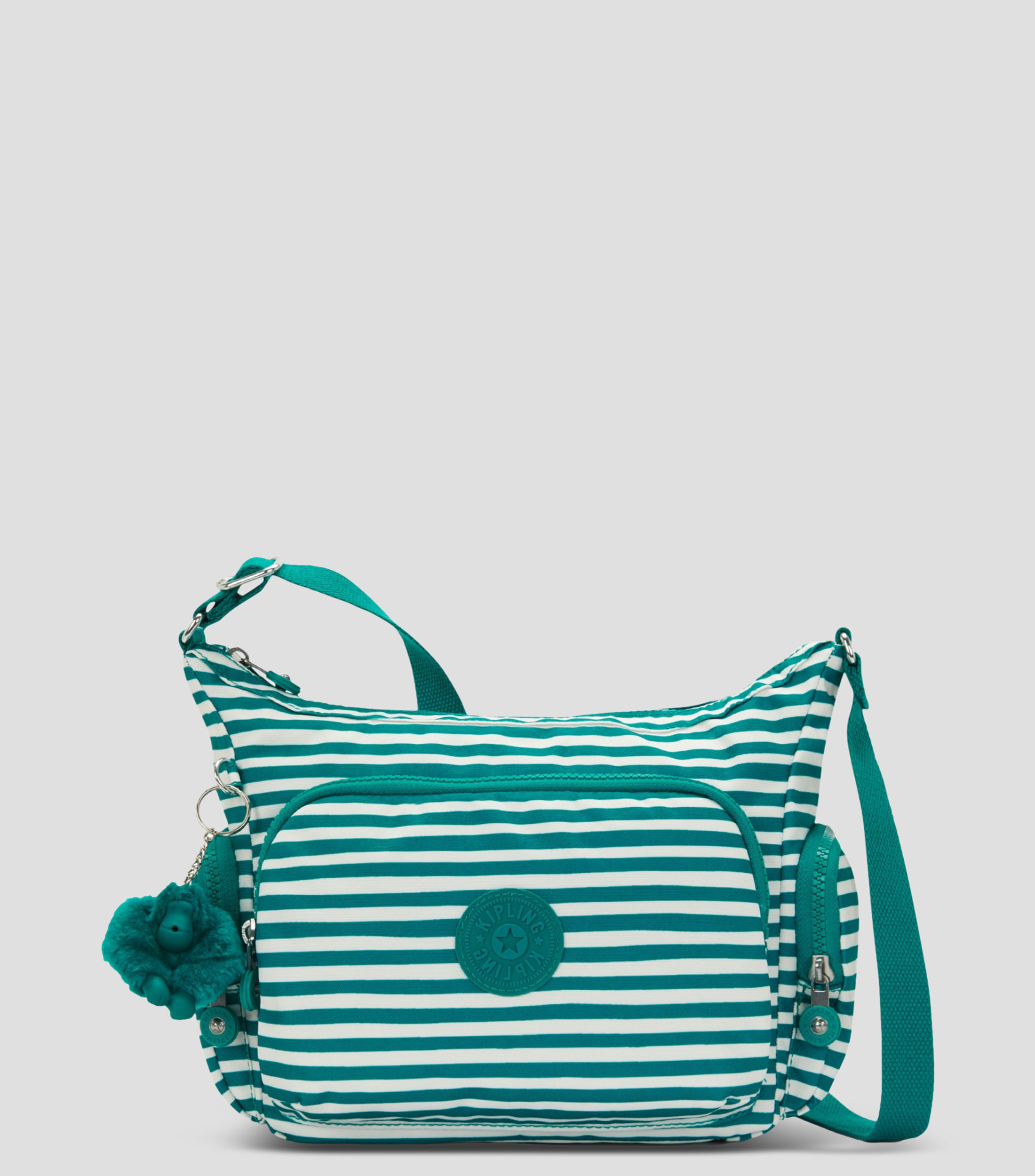 Bolsa crossbody verde Gabb's con rayas Niña
