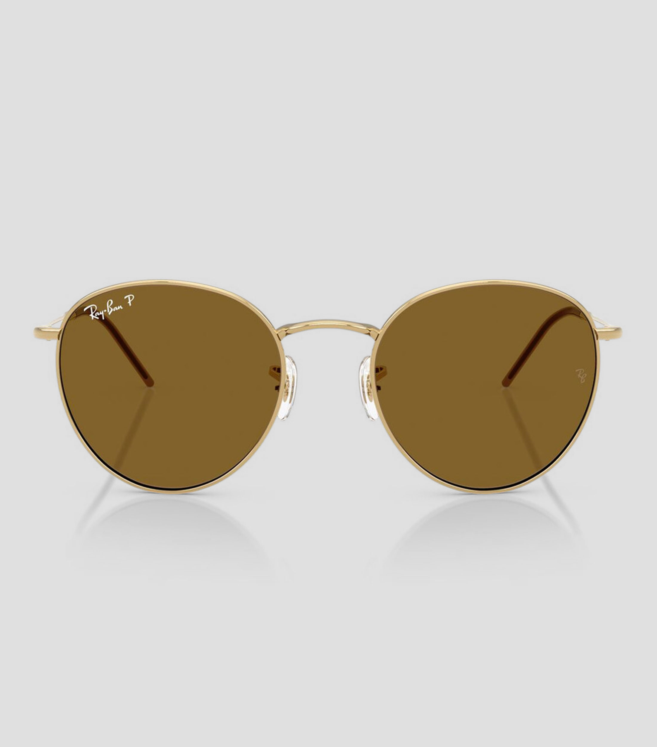 Lentes de sol phantos Round Reverse dorados Unisex