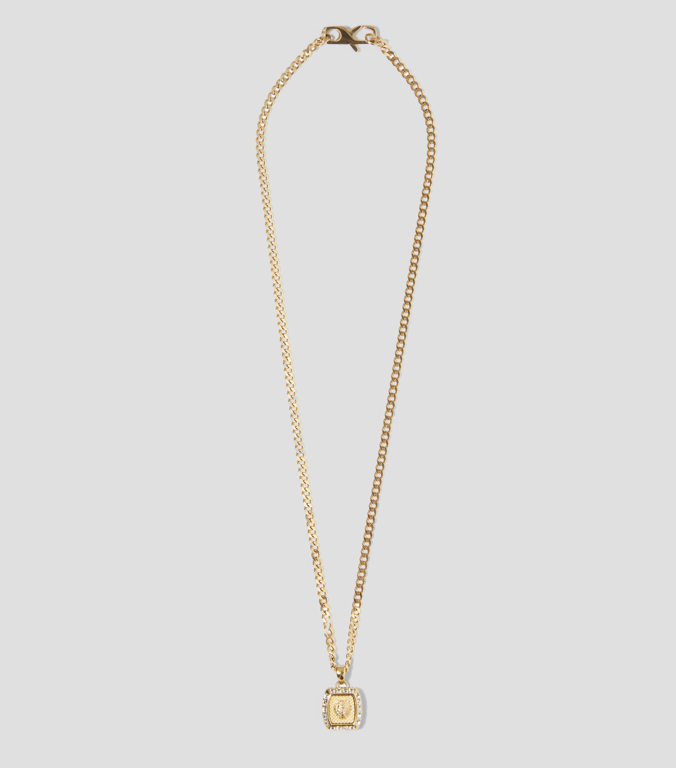 Collar Leon con Cristales Hombre