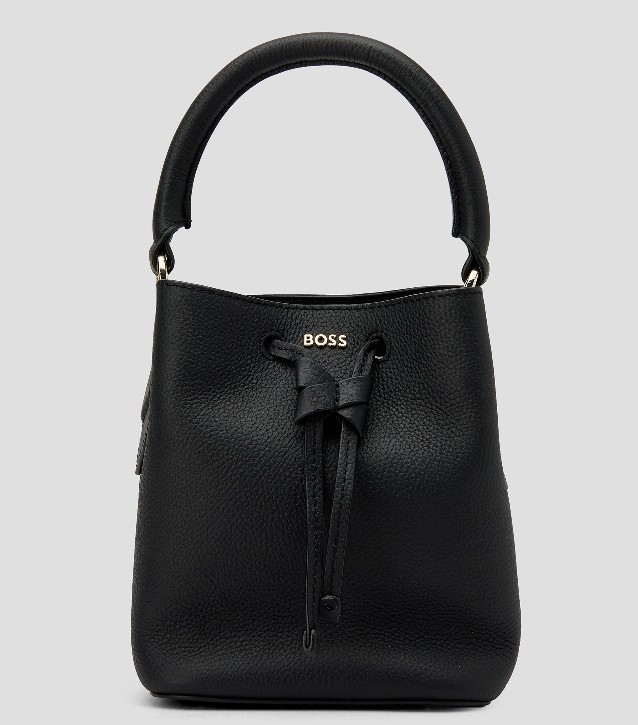 Bolsa tote en piel lisa Mujer