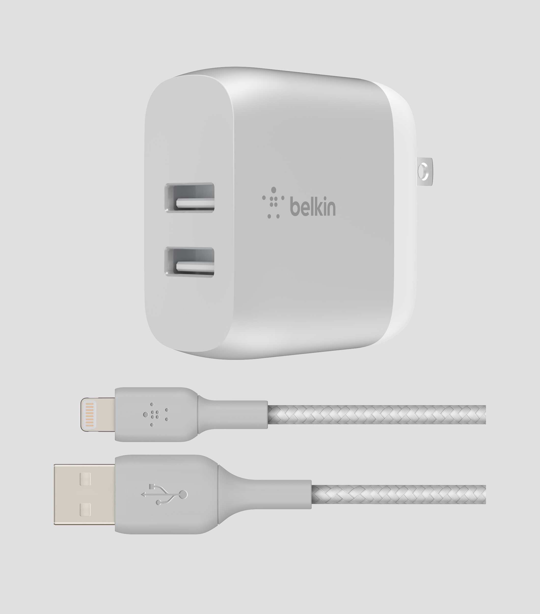 Cargador de pared Entrada USB-A, 24 W