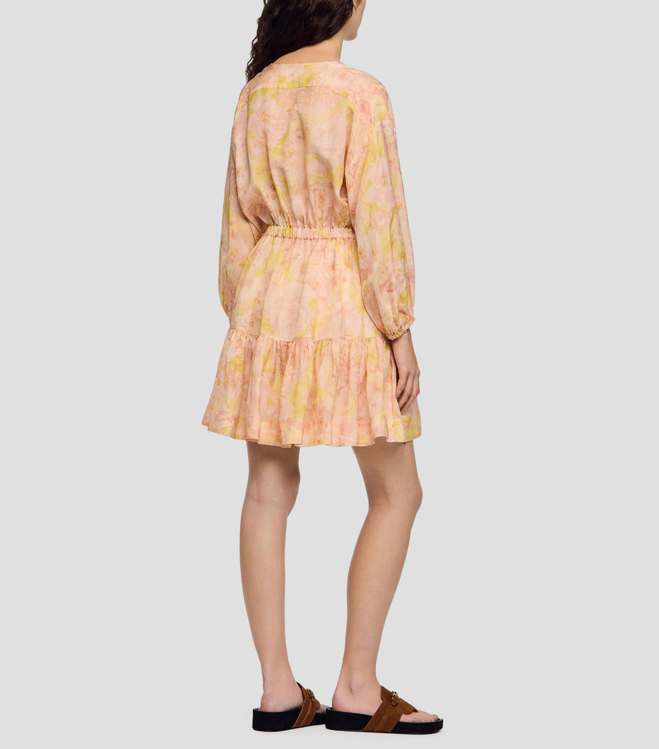 Vestido Corto manga 3/4 Mujer