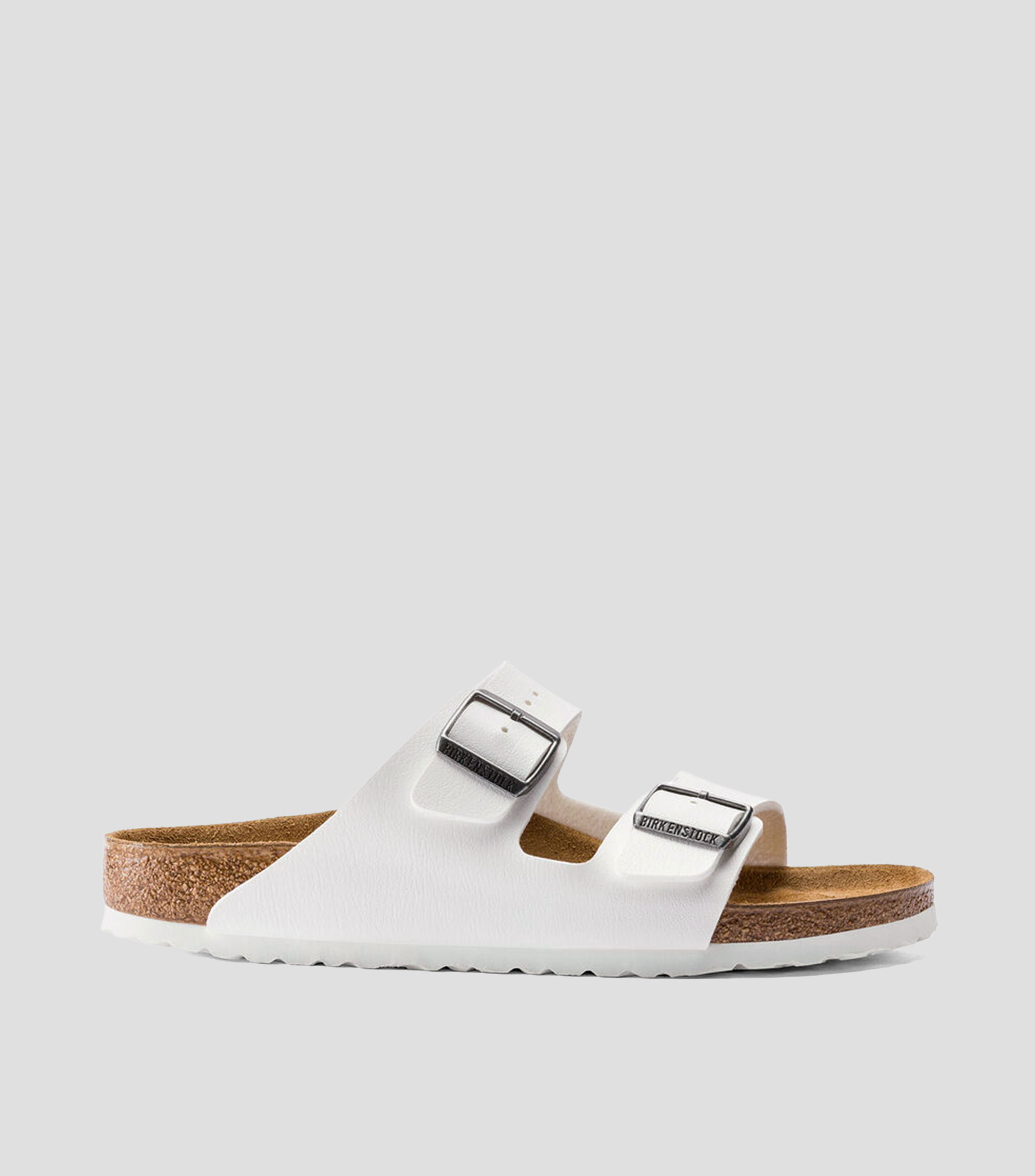 Sandalias blancas planas Arizona BF Mujer