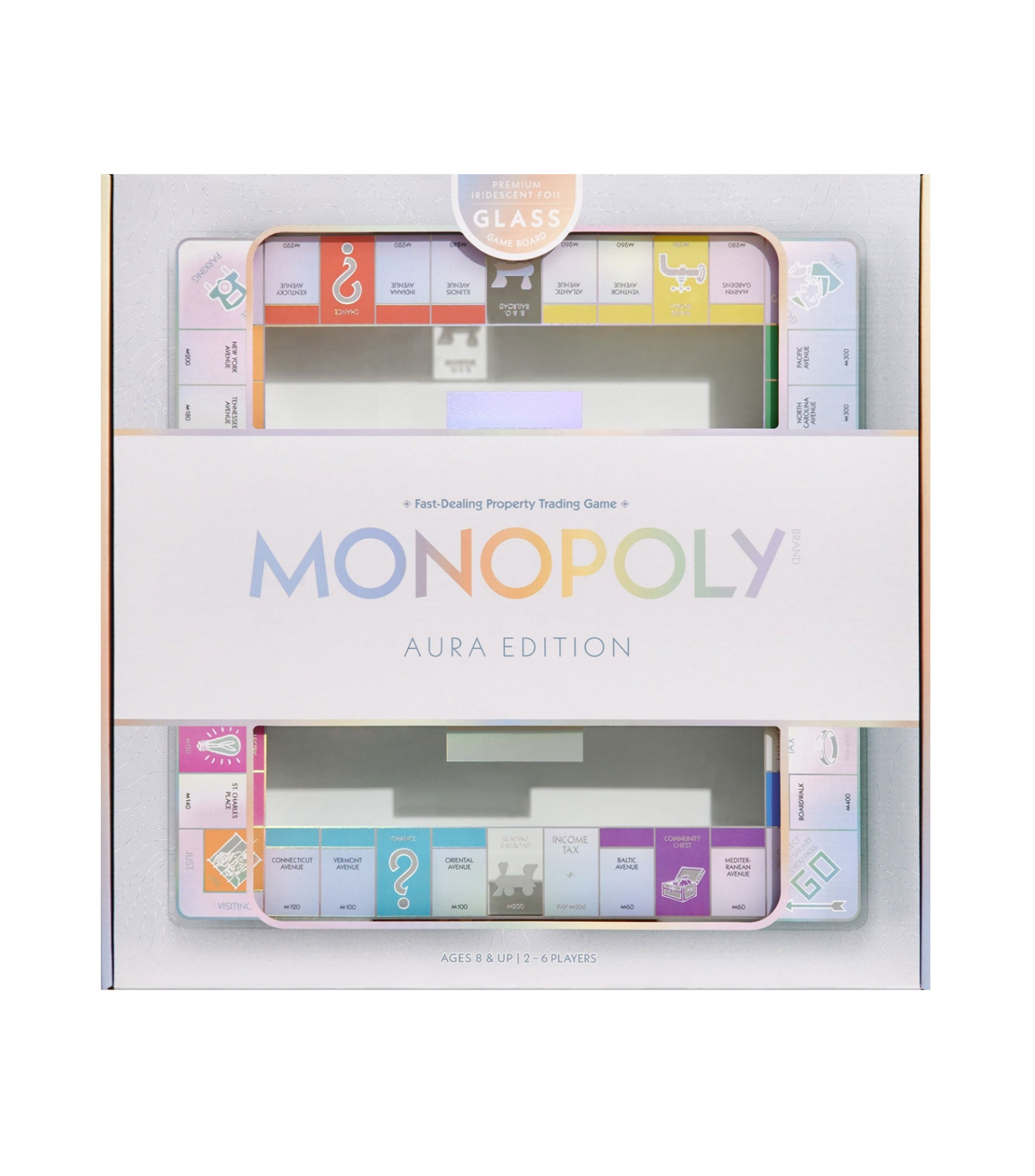 Juego de mesa, Monopoly Aura Glass Edition