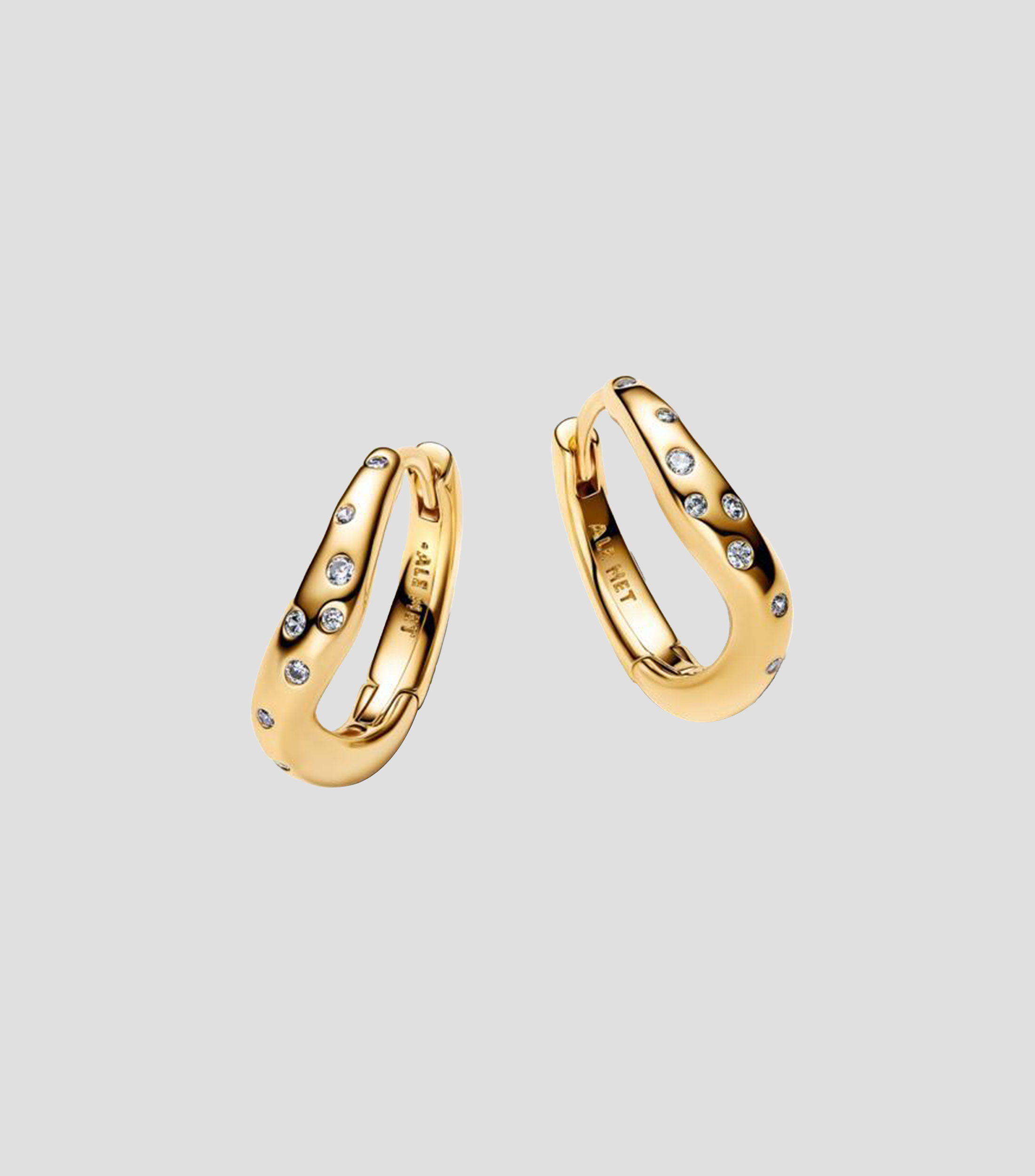 Aretes en Plata con piedras Mujer