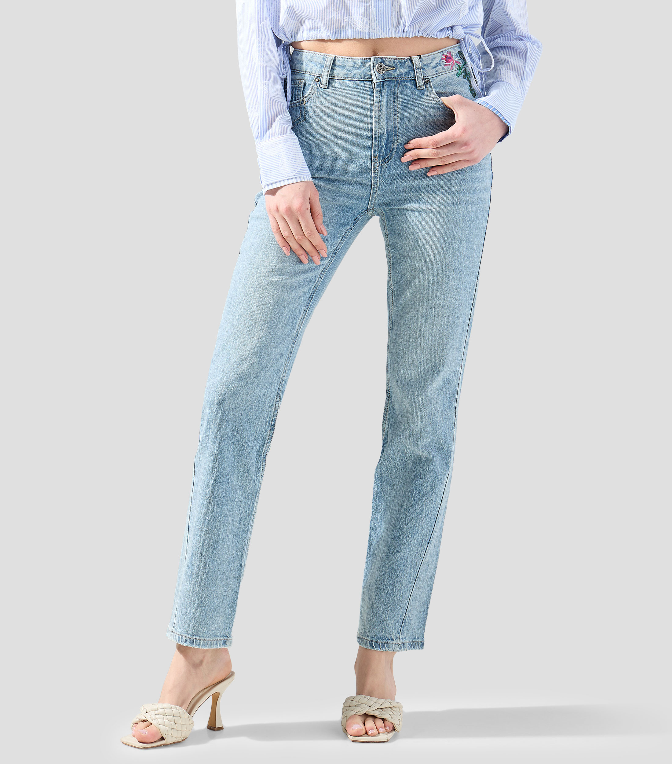 Jeans recto Mujer