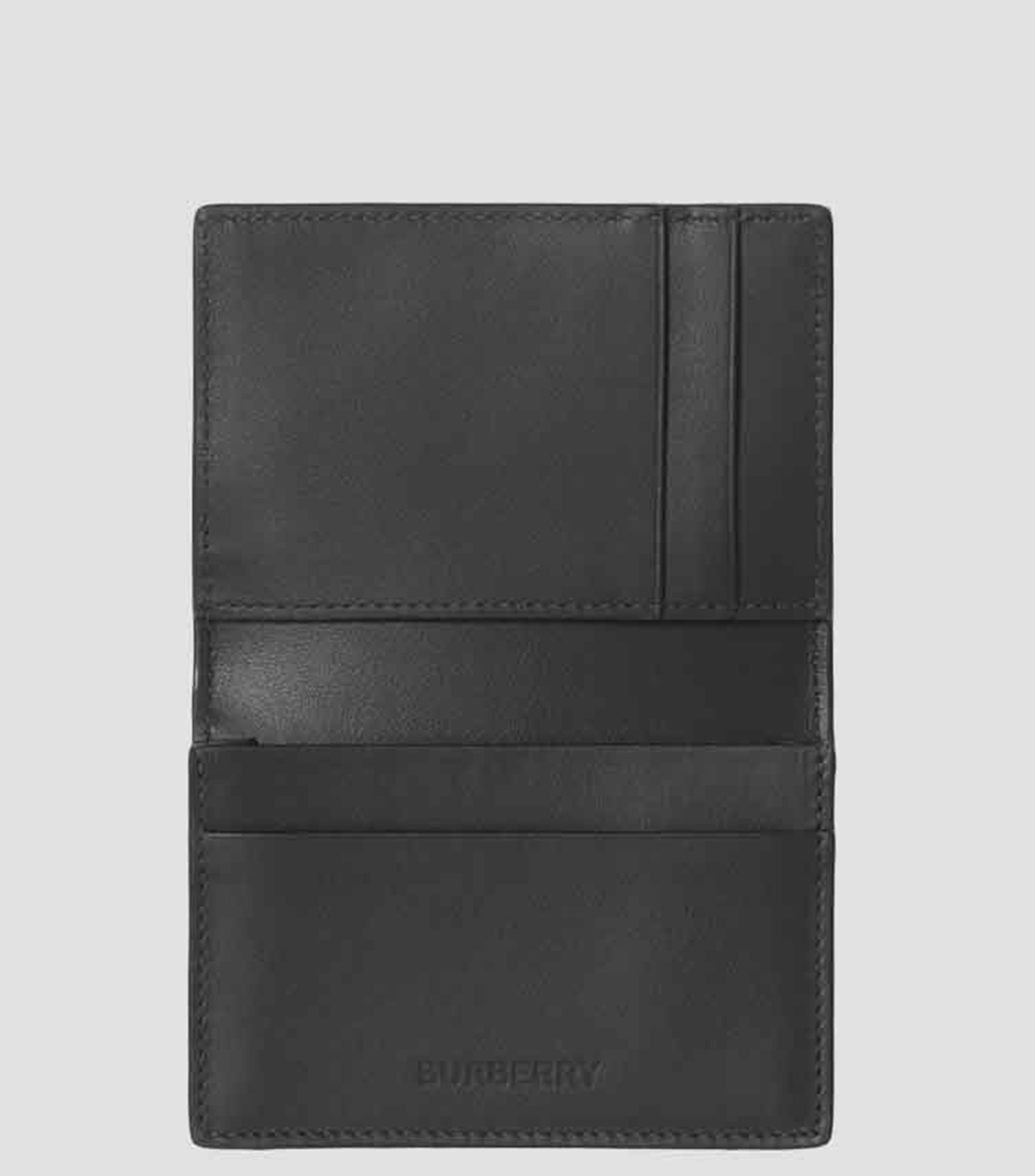 Tarjetero plegable con cuadros Check Hombre