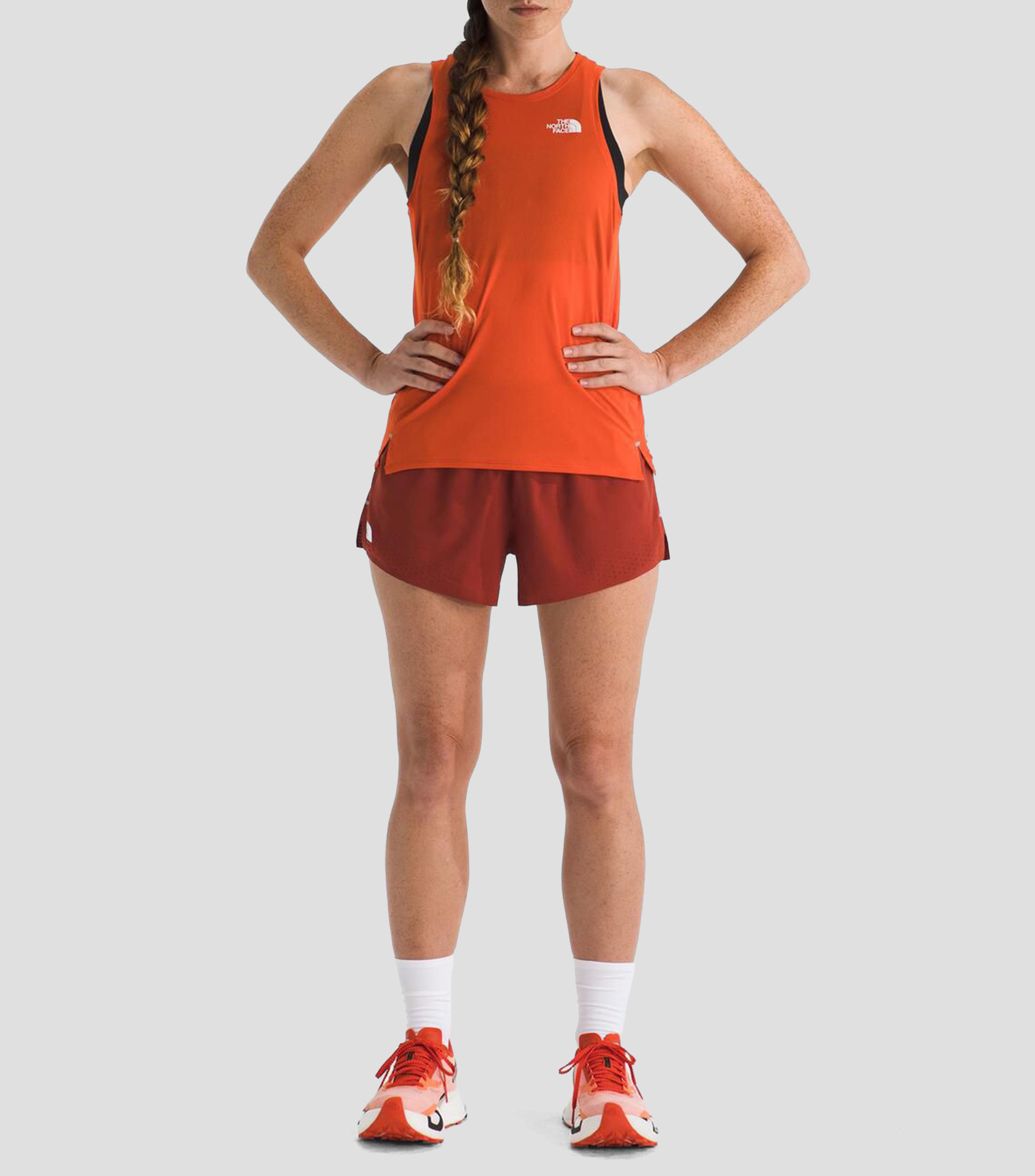 Short para entrenamiento liso Mujer