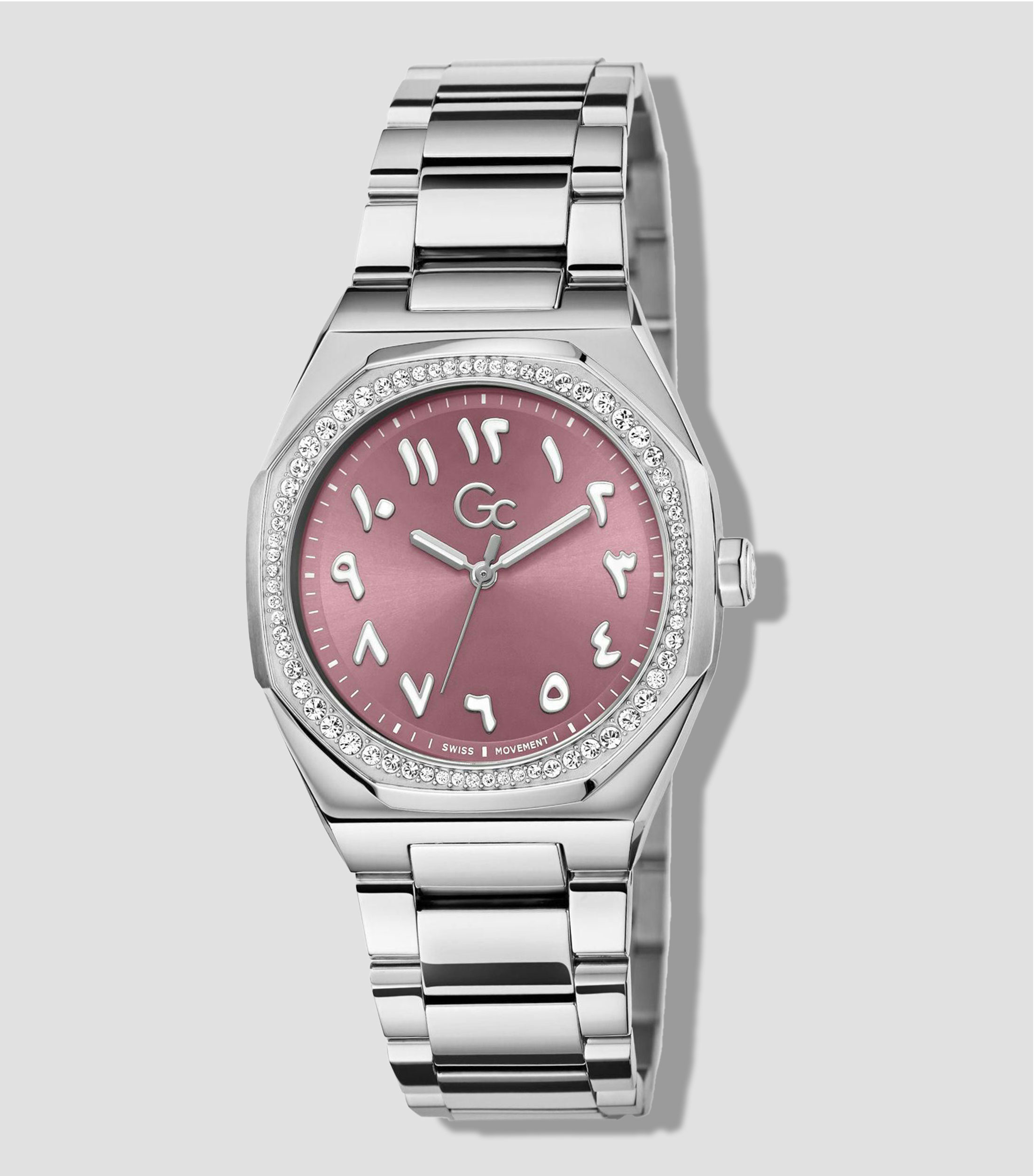 Reloj Para Mujer Coussin Sleek Casual, Plateado