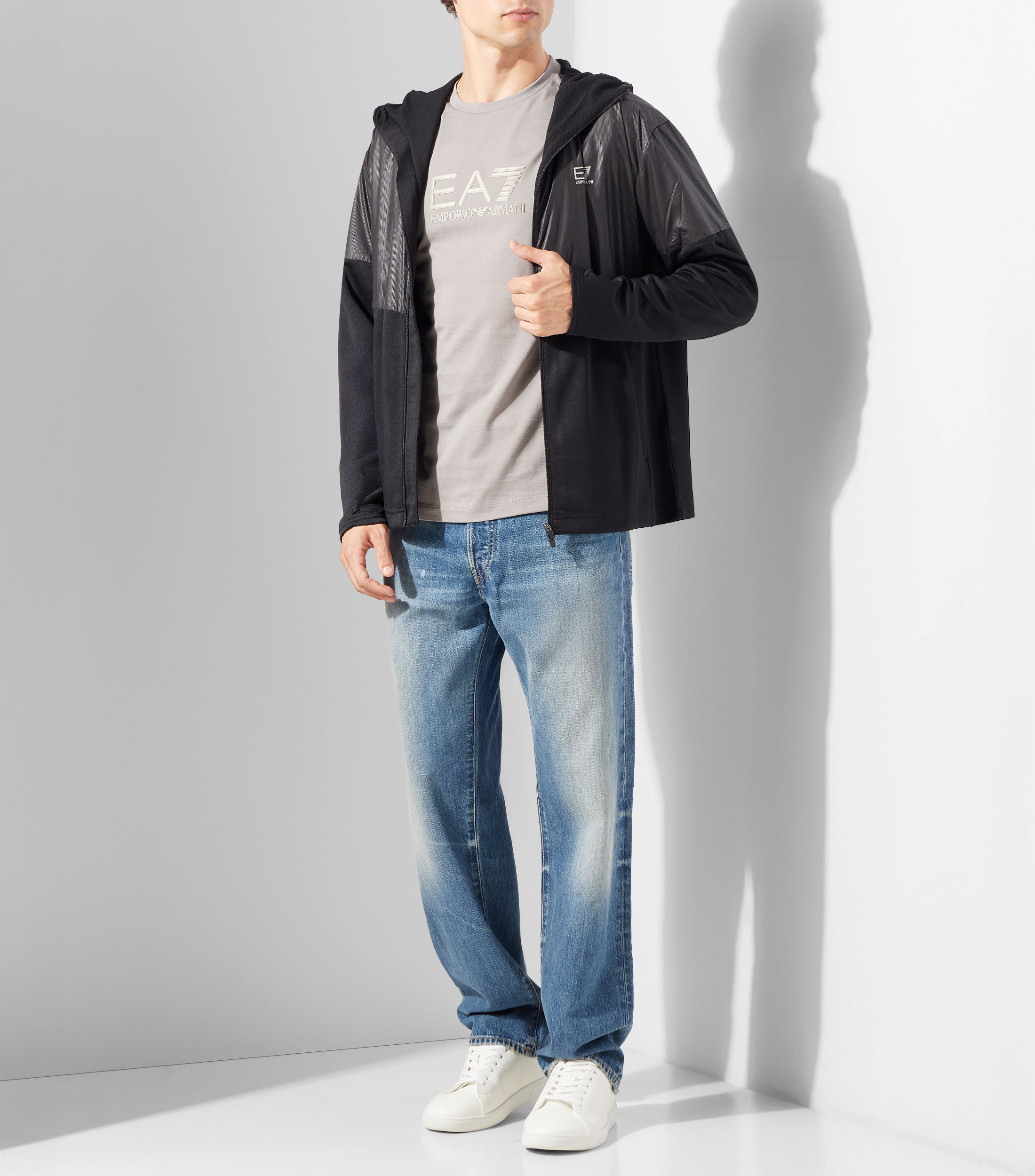 Sudadera con cierre y capucha Hombre