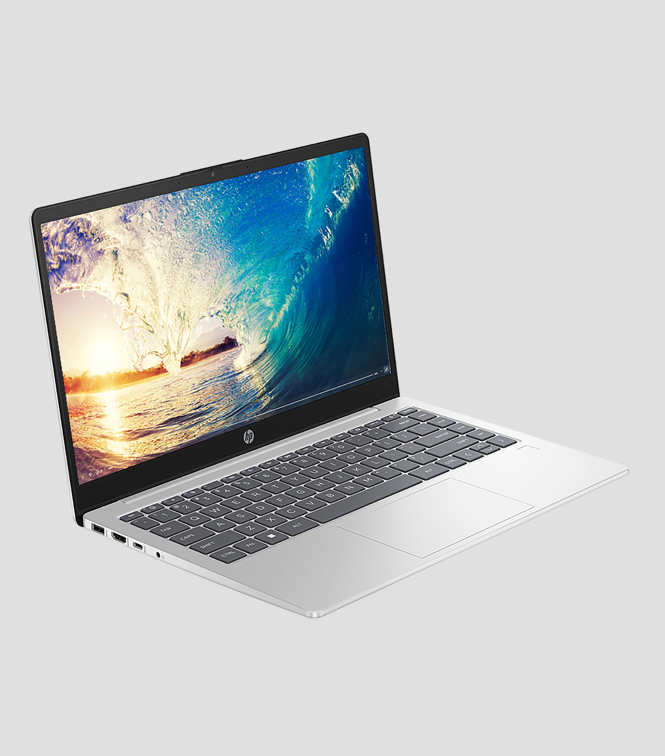 Laptop HP 14-ep1000la, Intel Core Ultra 5, 16 GB RAM, 512 GB SSD, Plateado natural