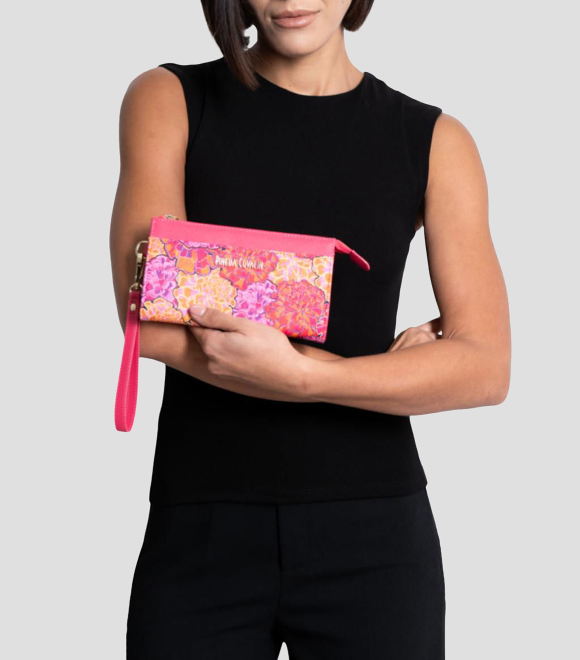 Bolsa Wristlet Cempasúchil Mujer