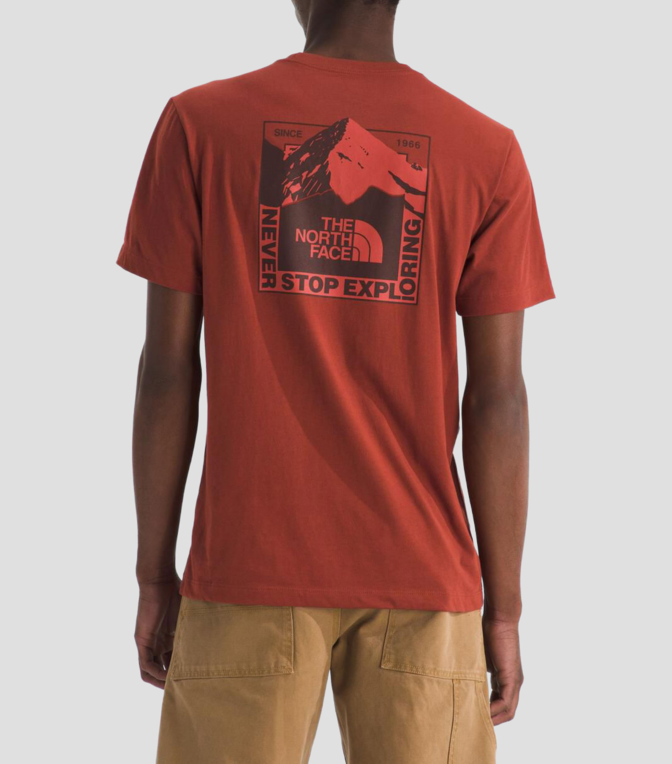 Playera casual M Mountain Scape con estampado Hombre