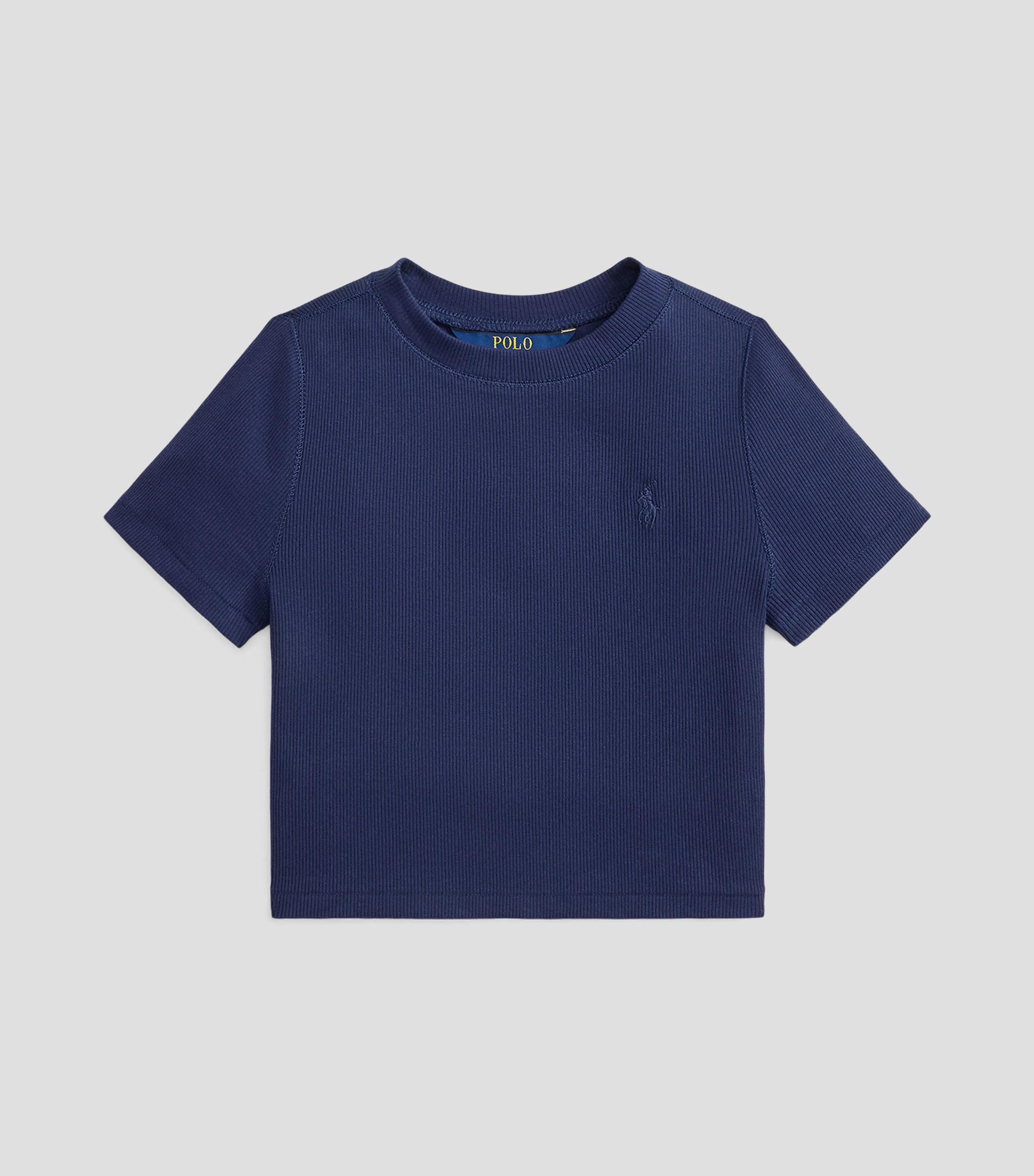 Playera cuello redondo manga corta lisa Niña
