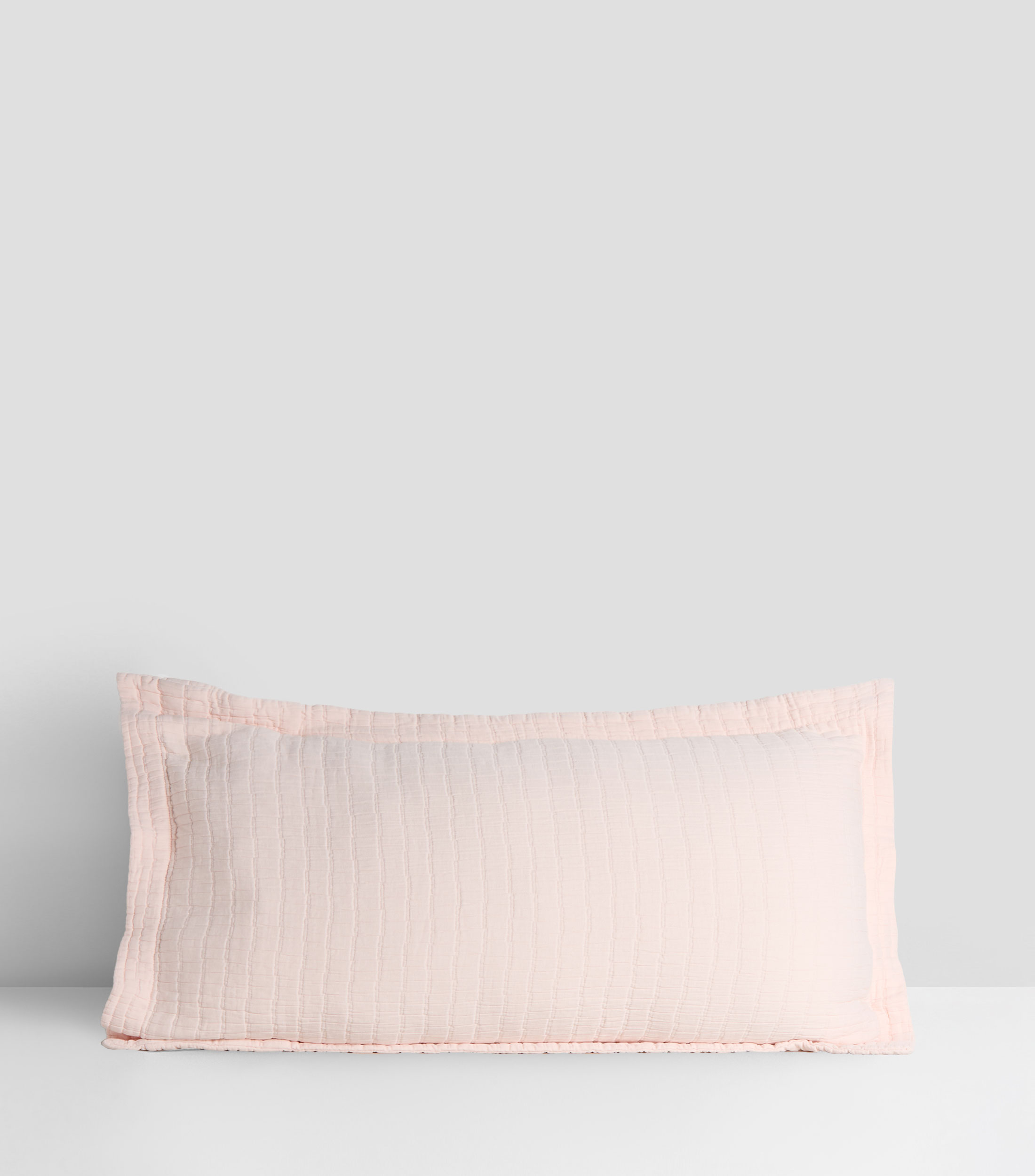 Funda para almohada King Size en algodón Minimal rosa