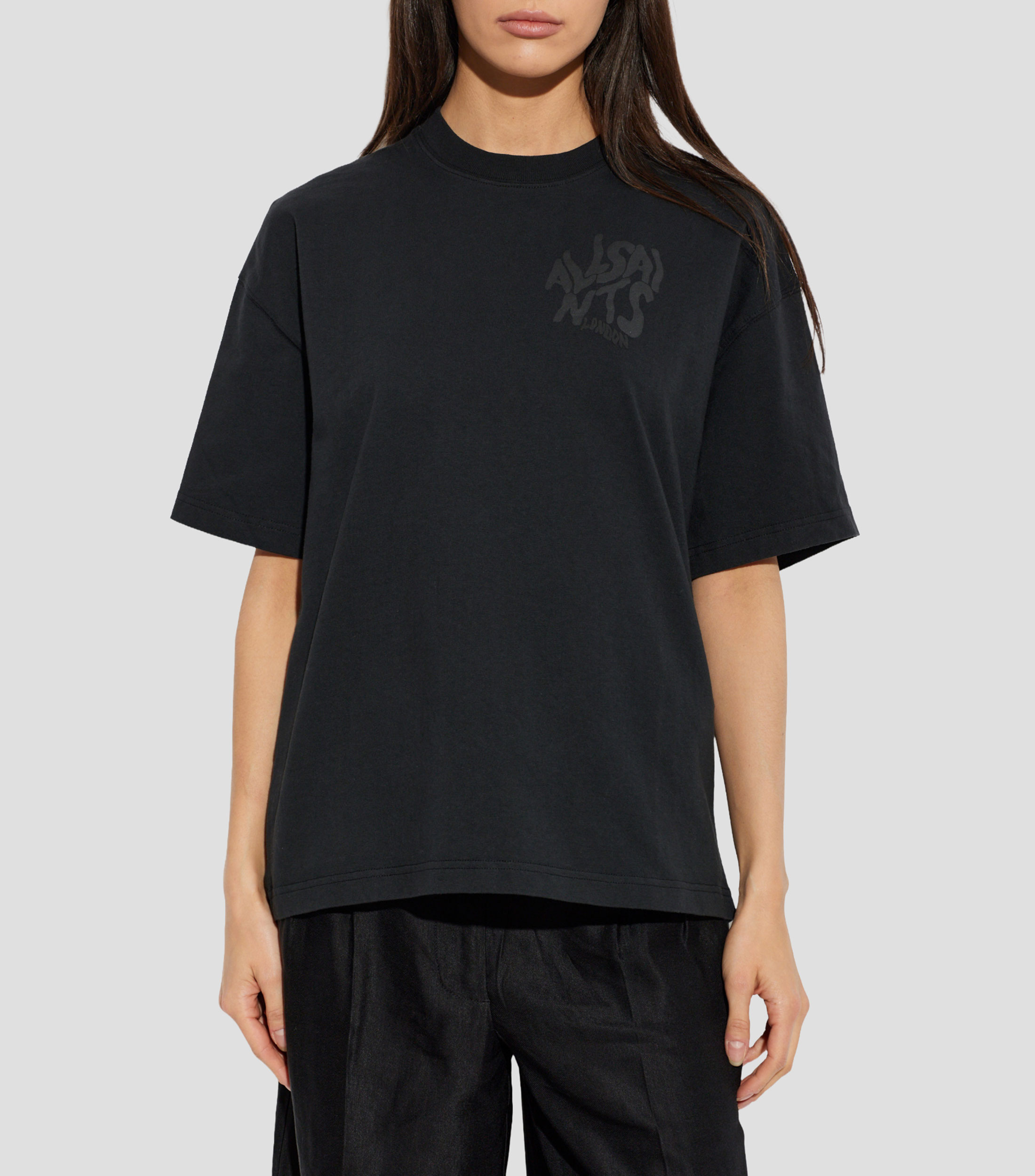 Playera cuello redondo manga corta estampado Mujer