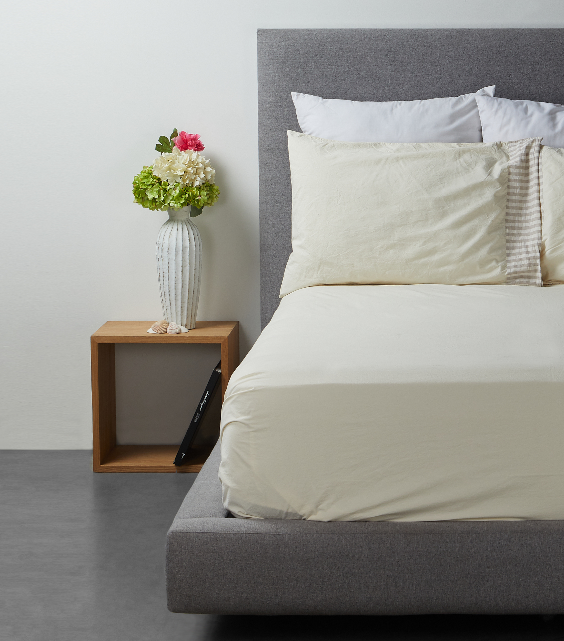 Juego De Cama Ks Natural Stripes