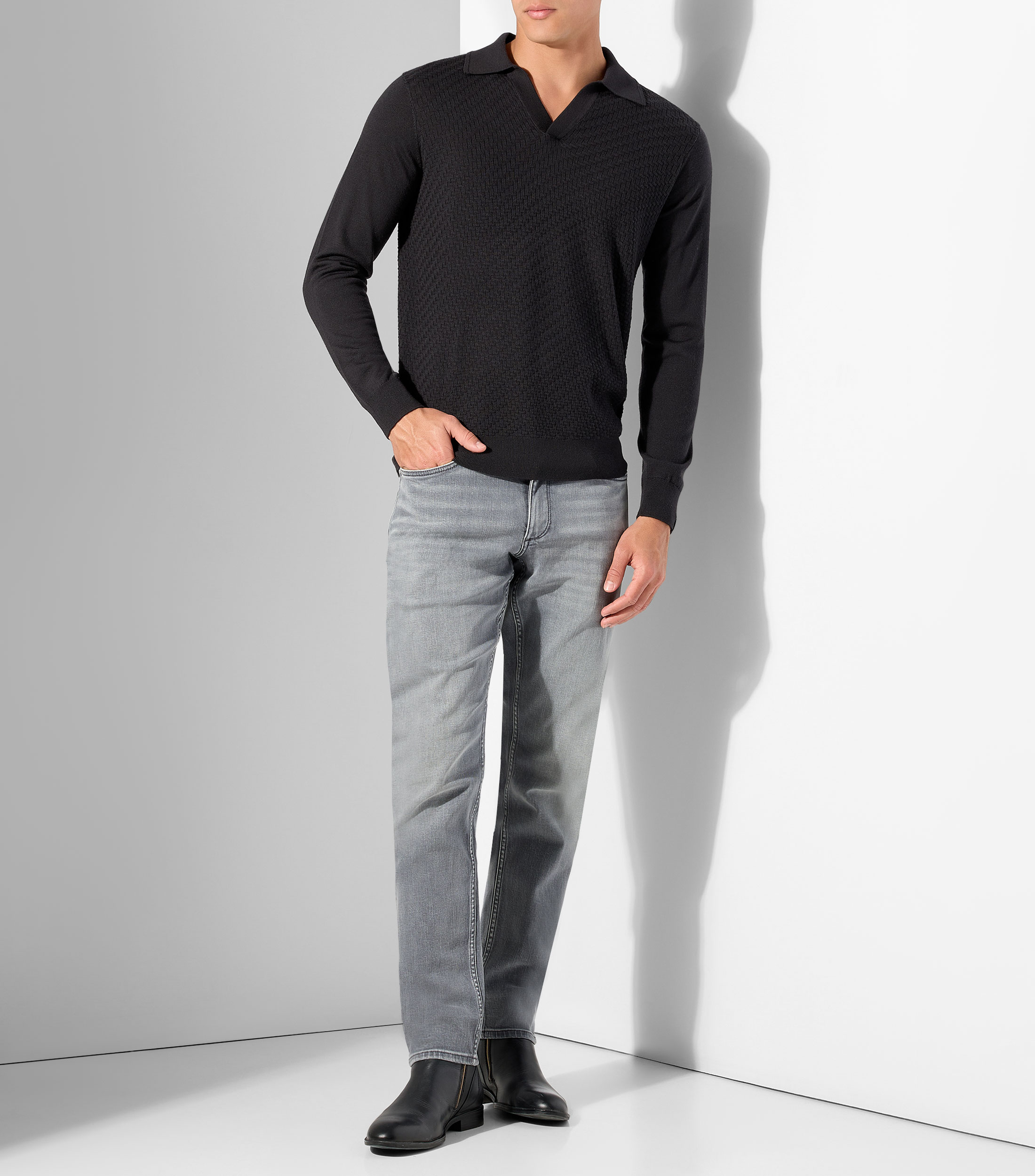 Jeans Fit 3 de corte recto Hombre