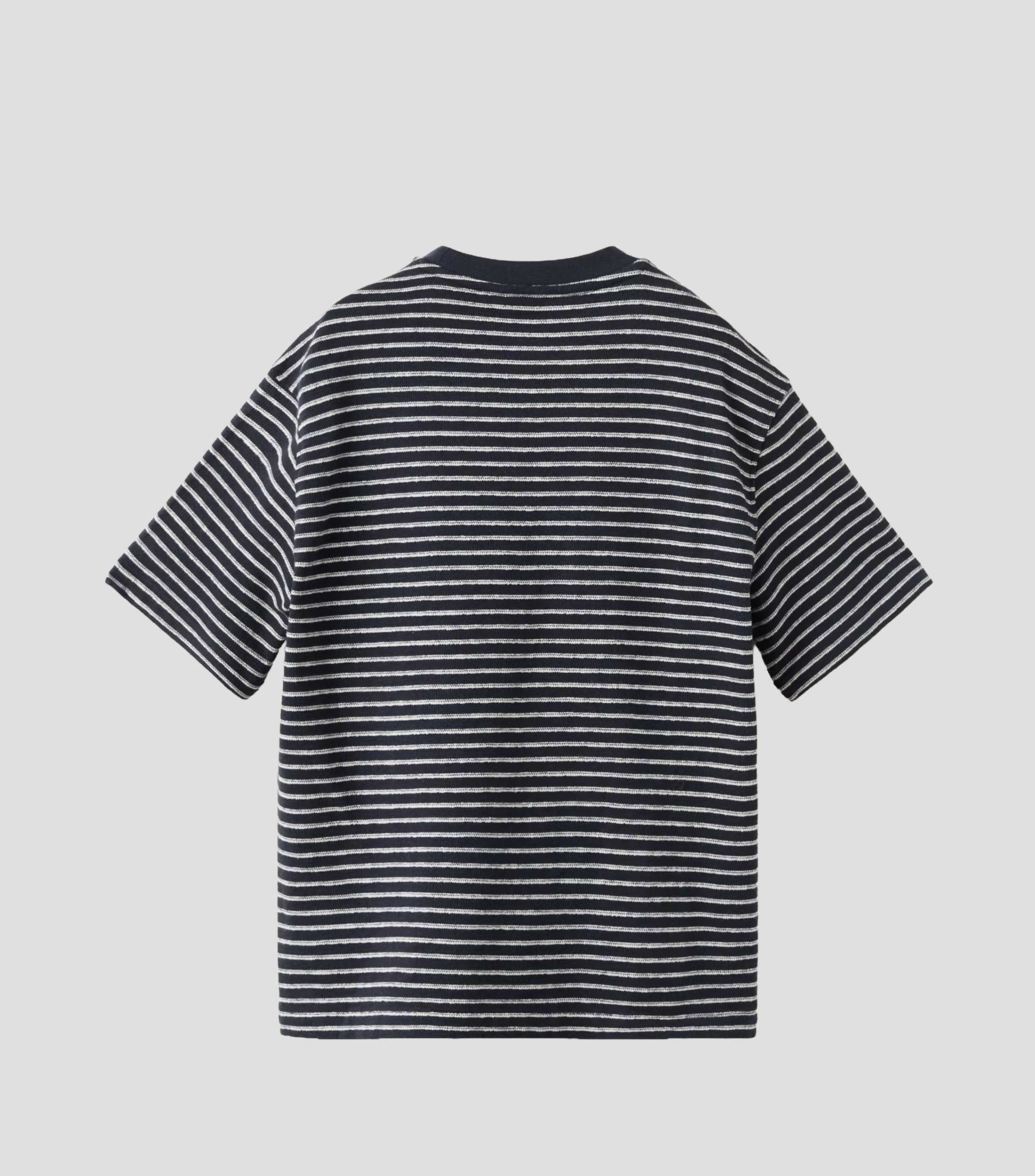 Playera cuello redondo manga corta rayas Niño