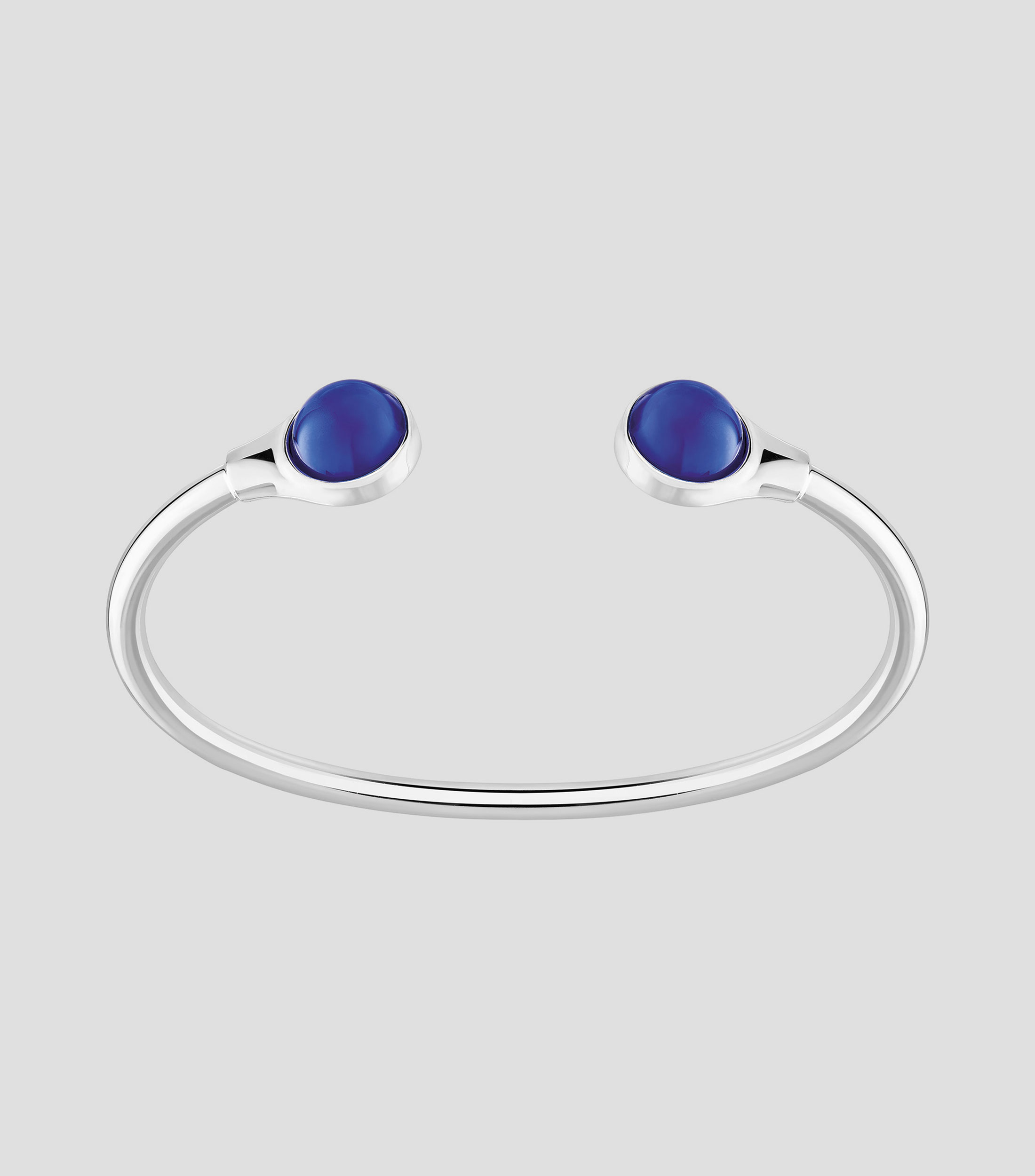 Brazalete abierto con cristal Cabochon Mujer