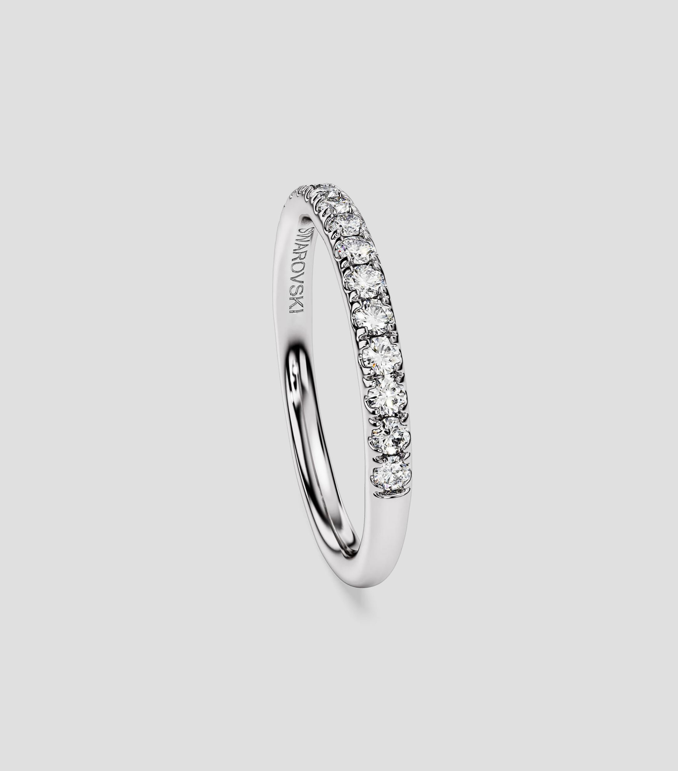 Anillo en plata con diamante Eternity Mujer