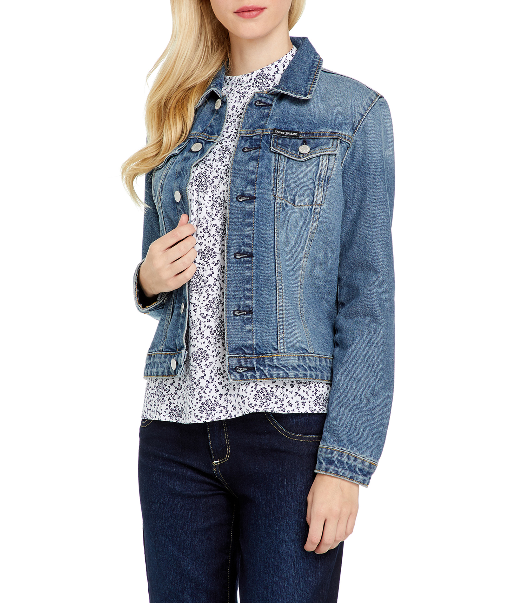 Chamarra calvin klein mezclilla new arrivals