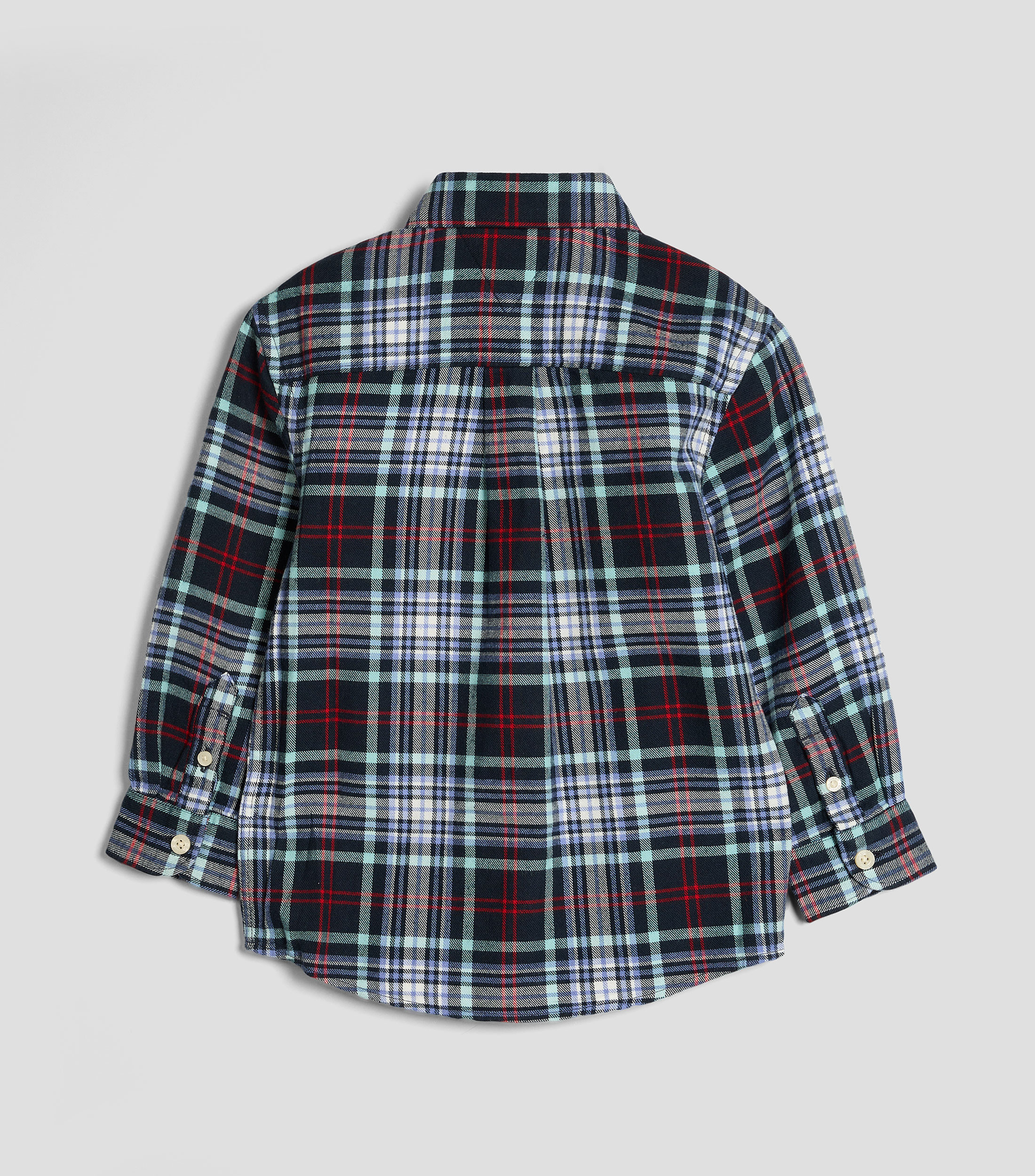 Camisa cuadros manga larga Niño